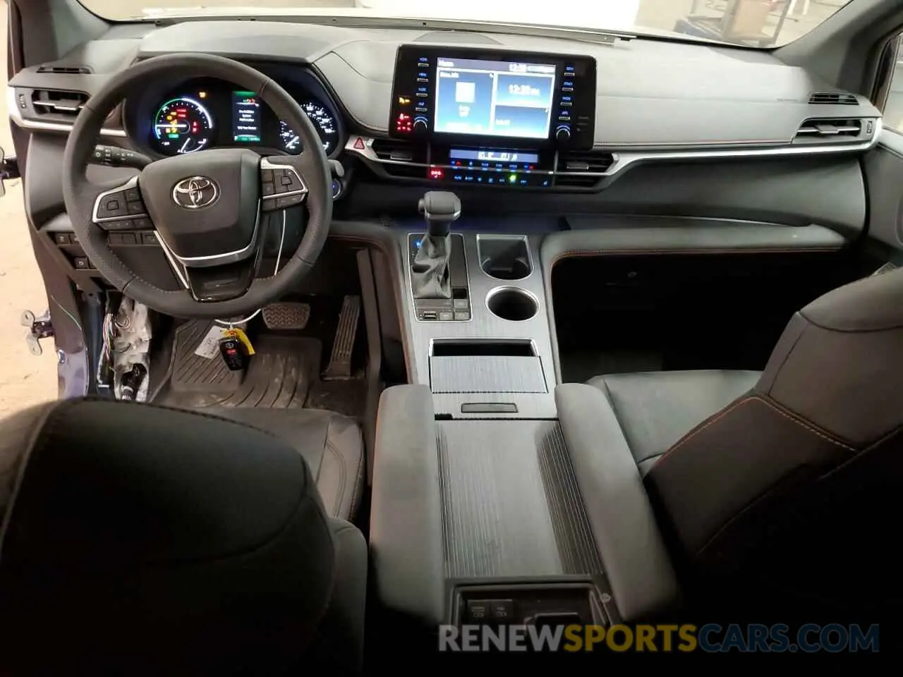 8 Фотография поврежденного автомобиля 5TDXRKEC2NS136251 TOYOTA SIENNA 2022