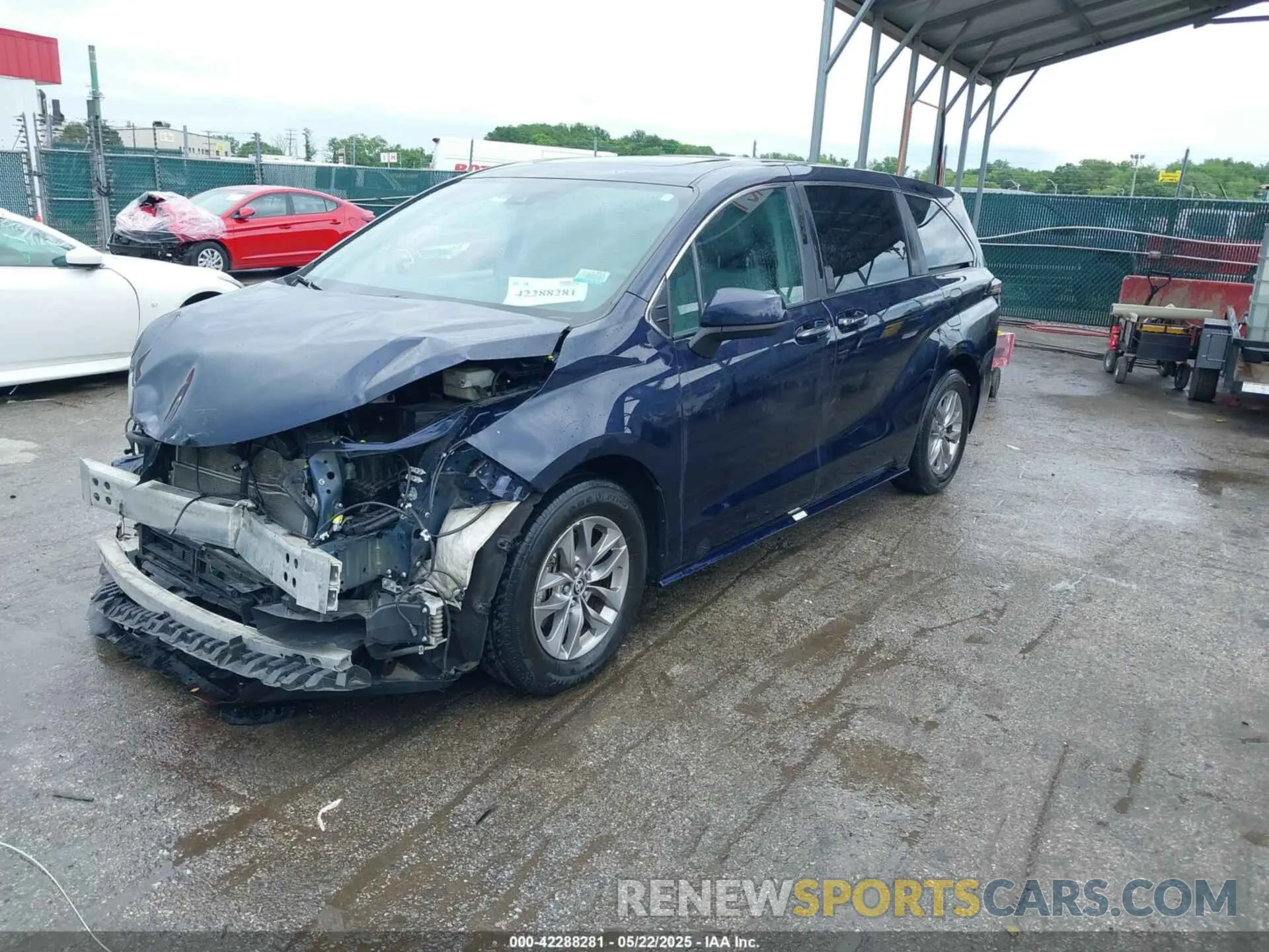 2 Фотография поврежденного автомобиля 5TDYRKEC1NS125083 TOYOTA SIENNA 2022