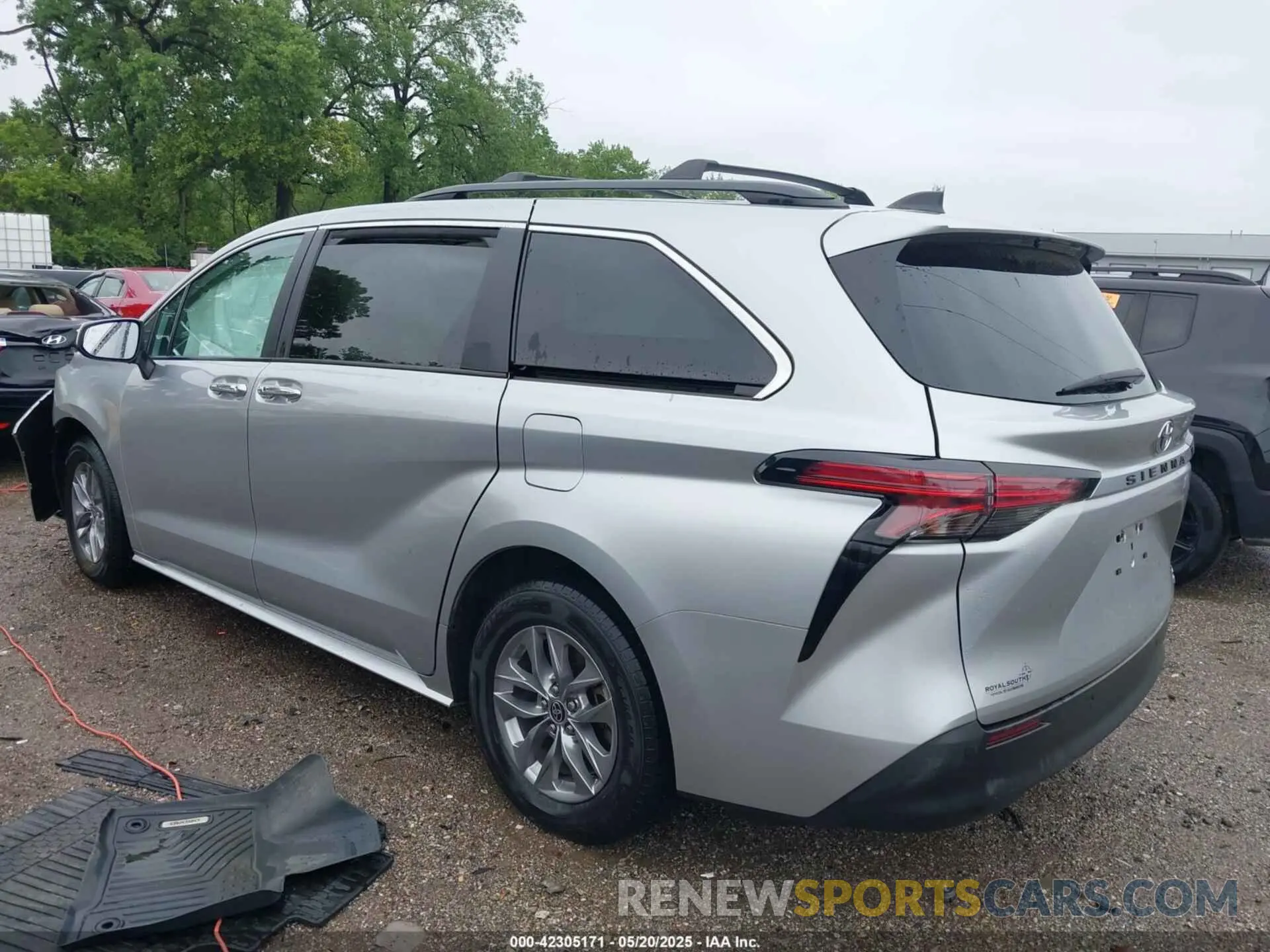 3 Фотография поврежденного автомобиля 5TDYRKEC2NS119776 TOYOTA SIENNA 2022