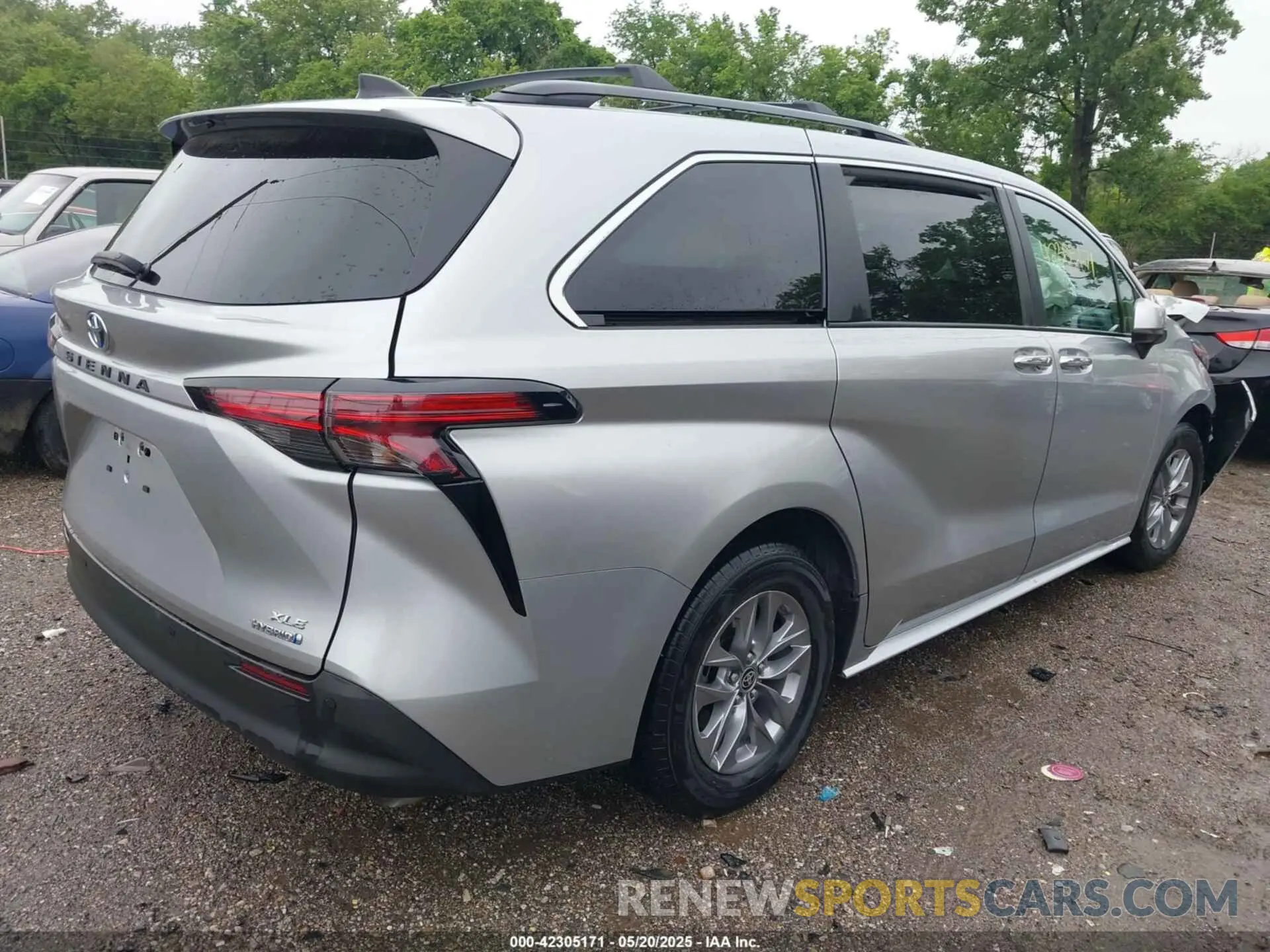 4 Фотография поврежденного автомобиля 5TDYRKEC2NS119776 TOYOTA SIENNA 2022