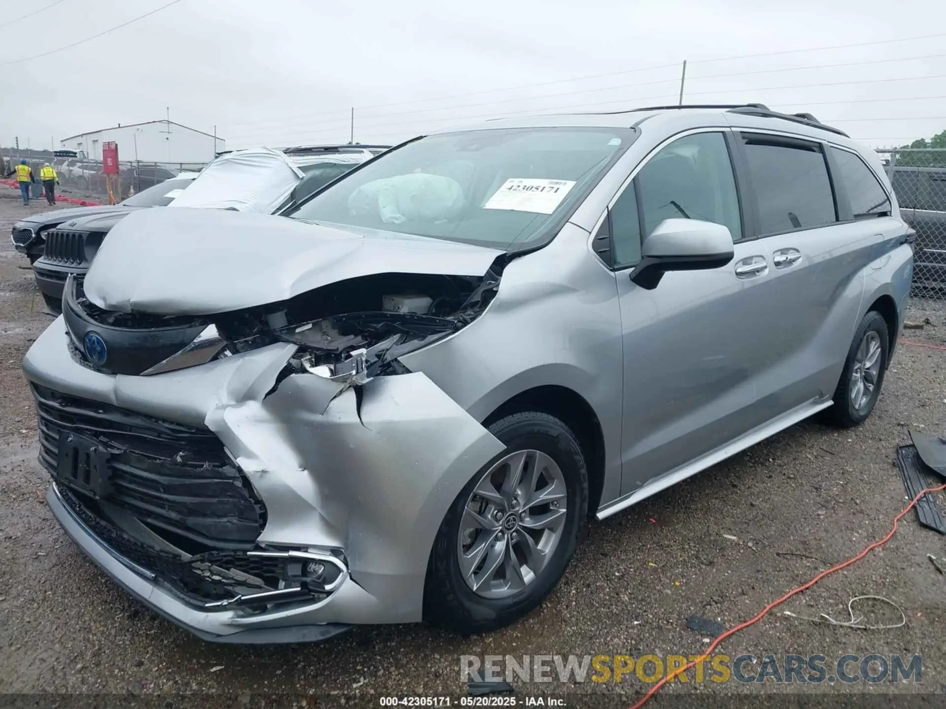 6 Фотография поврежденного автомобиля 5TDYRKEC2NS119776 TOYOTA SIENNA 2022