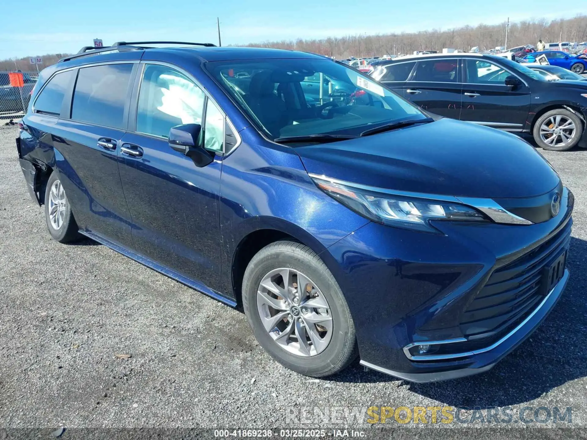 1 Фотография поврежденного автомобиля 5TDYRKEC6NS103368 TOYOTA SIENNA 2022