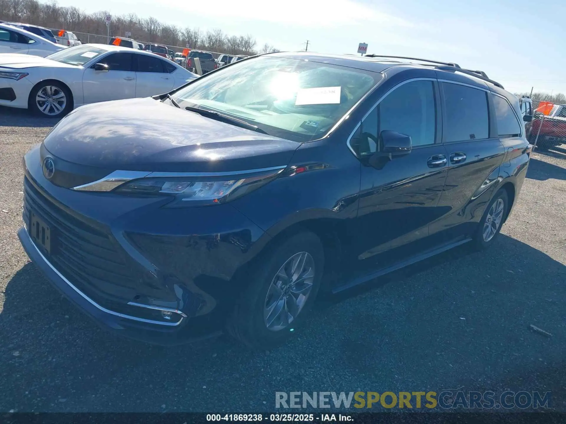 2 Фотография поврежденного автомобиля 5TDYRKEC6NS103368 TOYOTA SIENNA 2022
