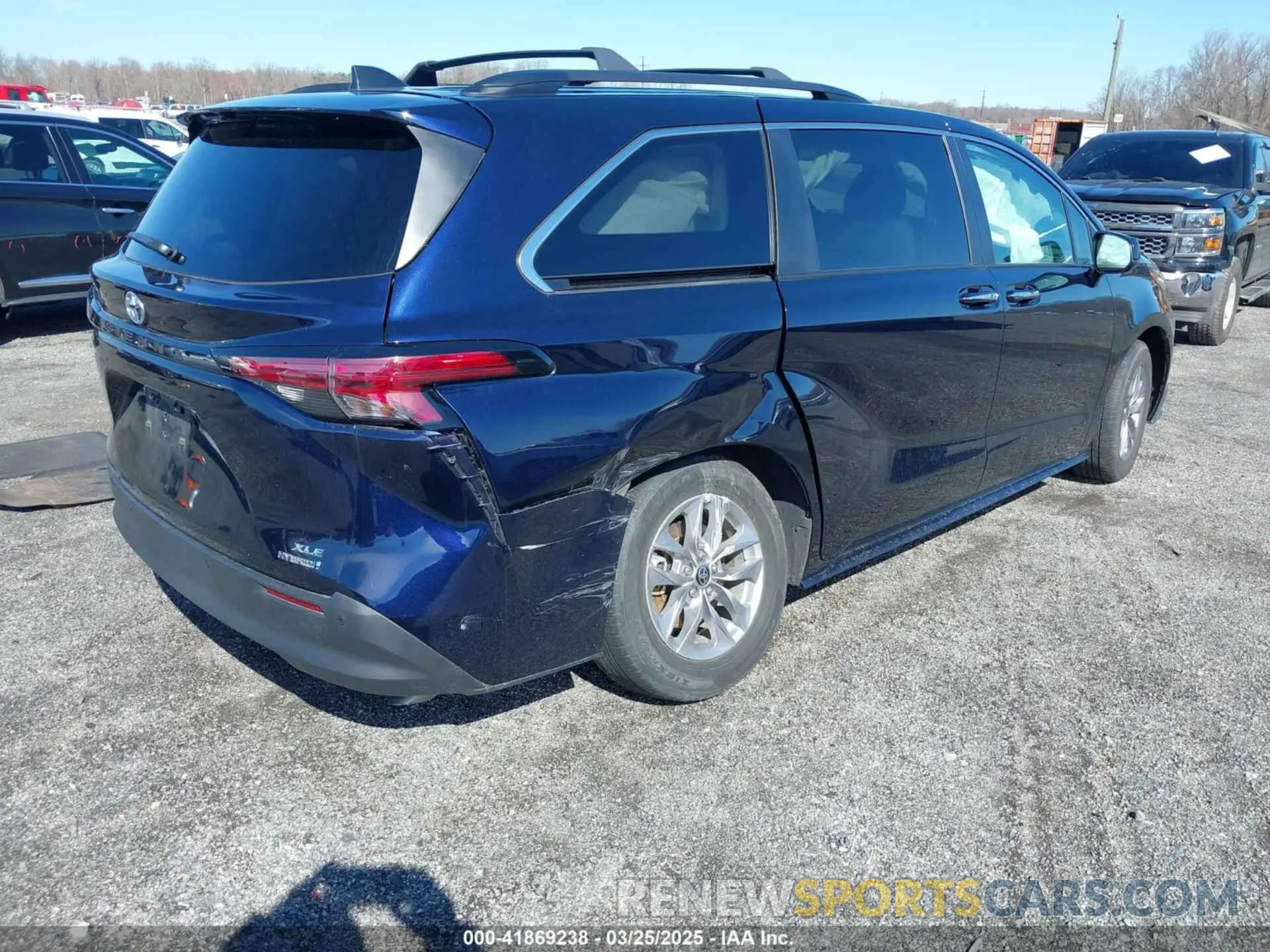 4 Фотография поврежденного автомобиля 5TDYRKEC6NS103368 TOYOTA SIENNA 2022