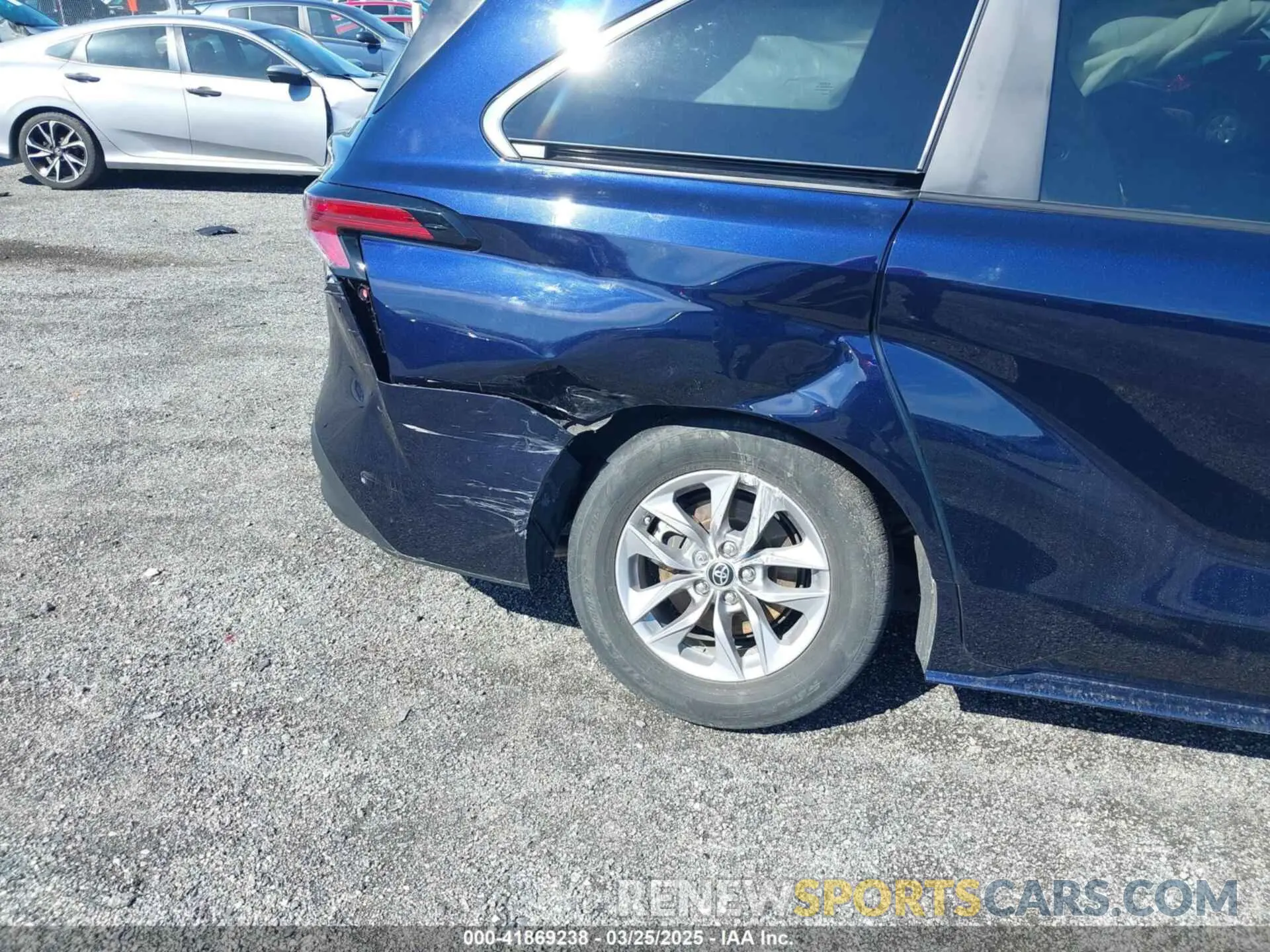 6 Фотография поврежденного автомобиля 5TDYRKEC6NS103368 TOYOTA SIENNA 2022