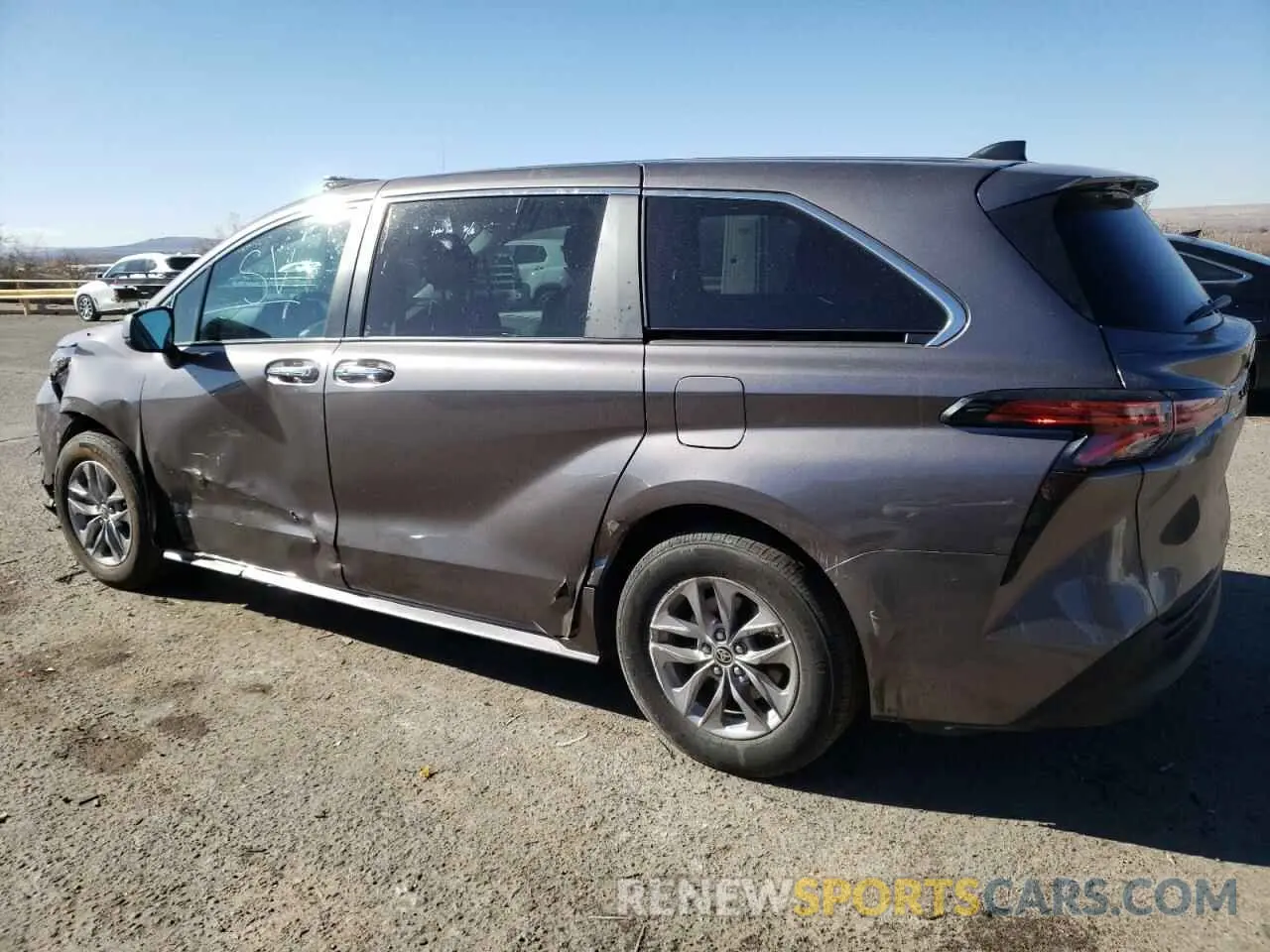 2 Фотография поврежденного автомобиля 5TDYRKEC9NS093306 TOYOTA SIENNA 2022
