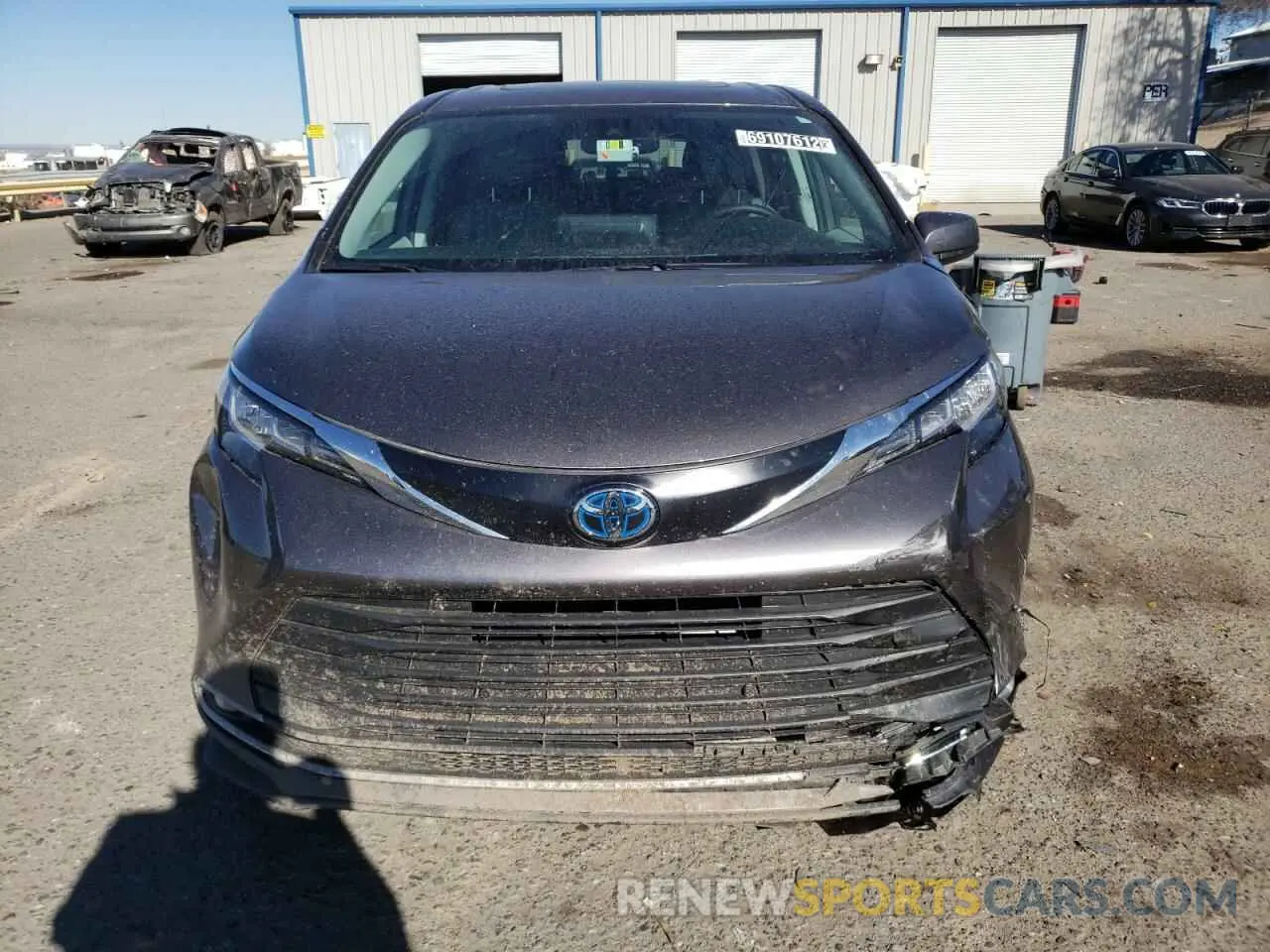 5 Фотография поврежденного автомобиля 5TDYRKEC9NS093306 TOYOTA SIENNA 2022
