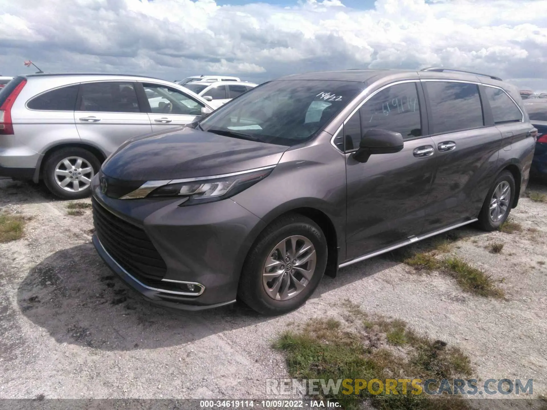 2 Фотография поврежденного автомобиля 5TDYRKECXNS124515 TOYOTA SIENNA 2022