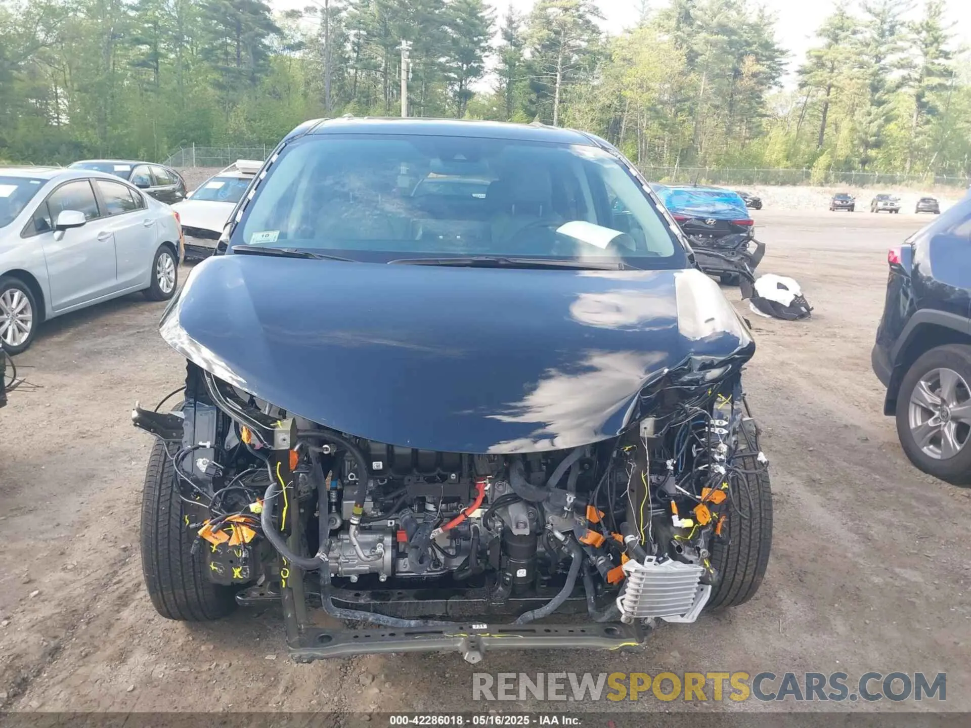 13 Фотография поврежденного автомобиля 5TDYSKFC2NS042734 TOYOTA SIENNA 2022