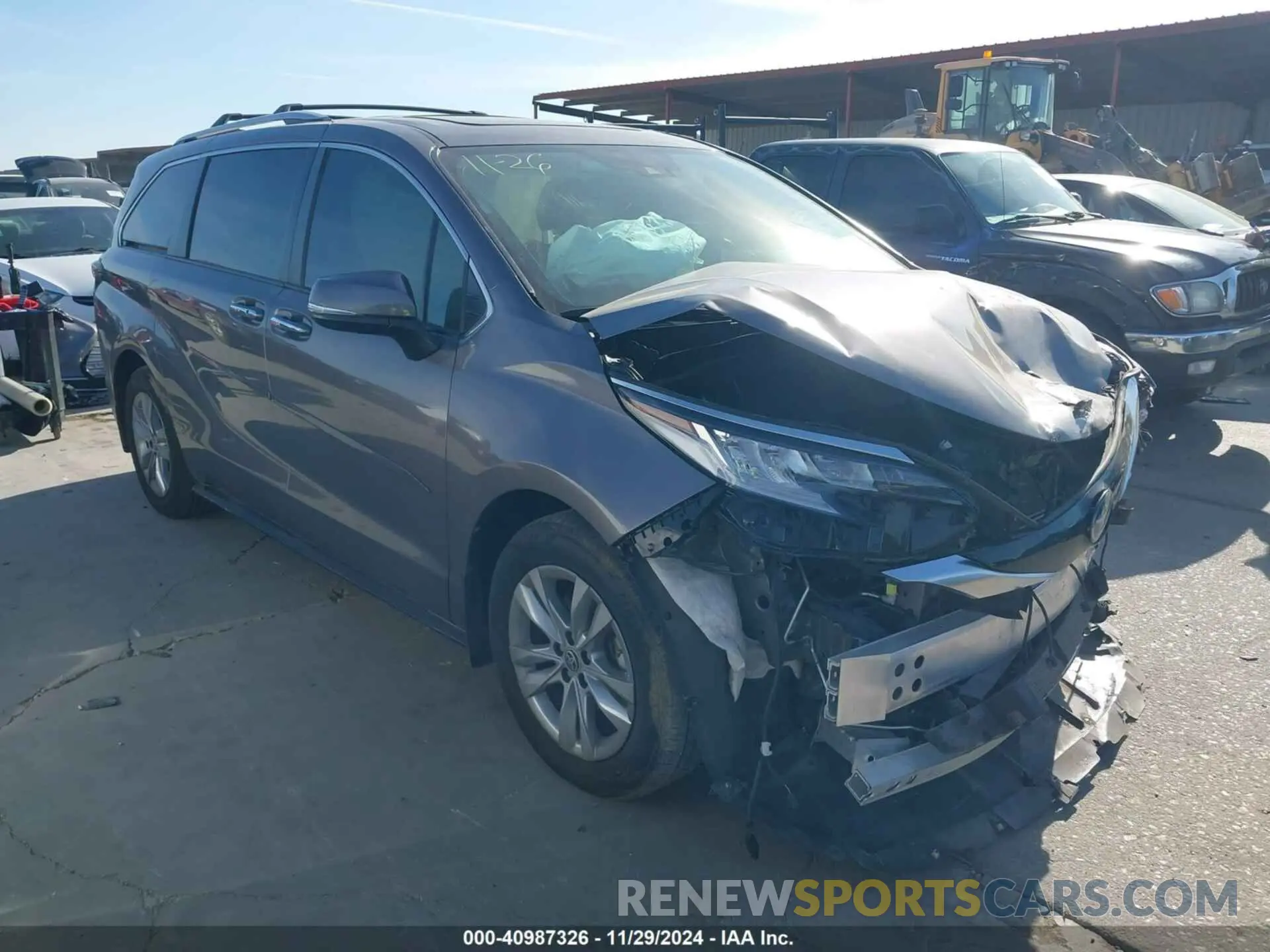 1 Photograph of a damaged car 5TDZRKEC0NS092324 TOYOTA SIENNA 2022