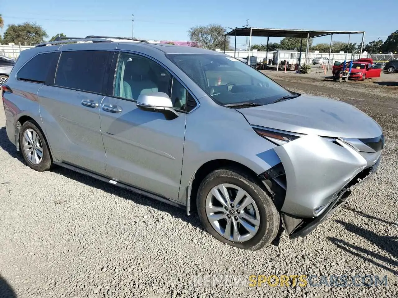 4 Фотография поврежденного автомобиля 5TDZRKEC2NS099310 TOYOTA SIENNA 2022