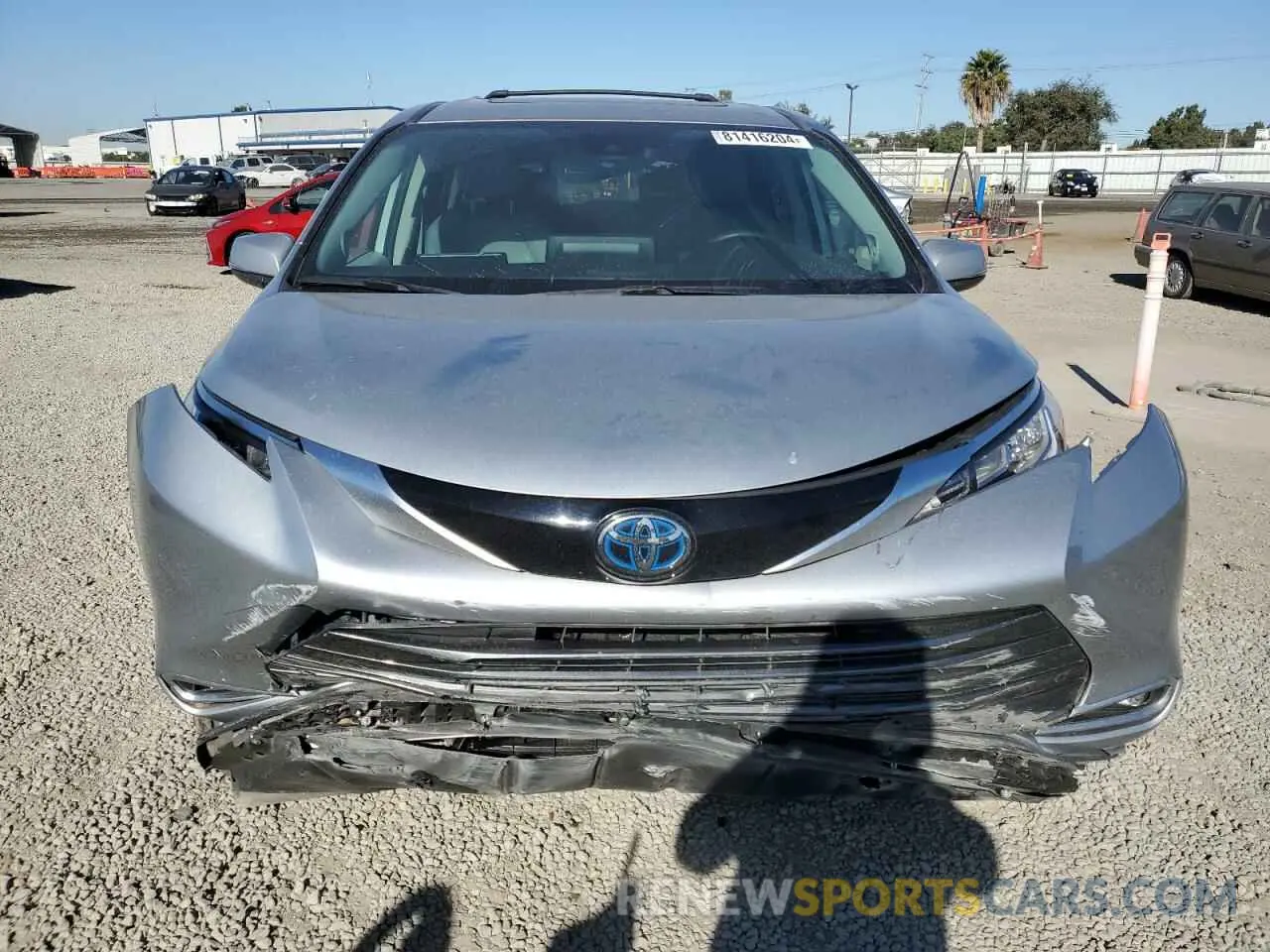 5 Фотография поврежденного автомобиля 5TDZRKEC2NS099310 TOYOTA SIENNA 2022