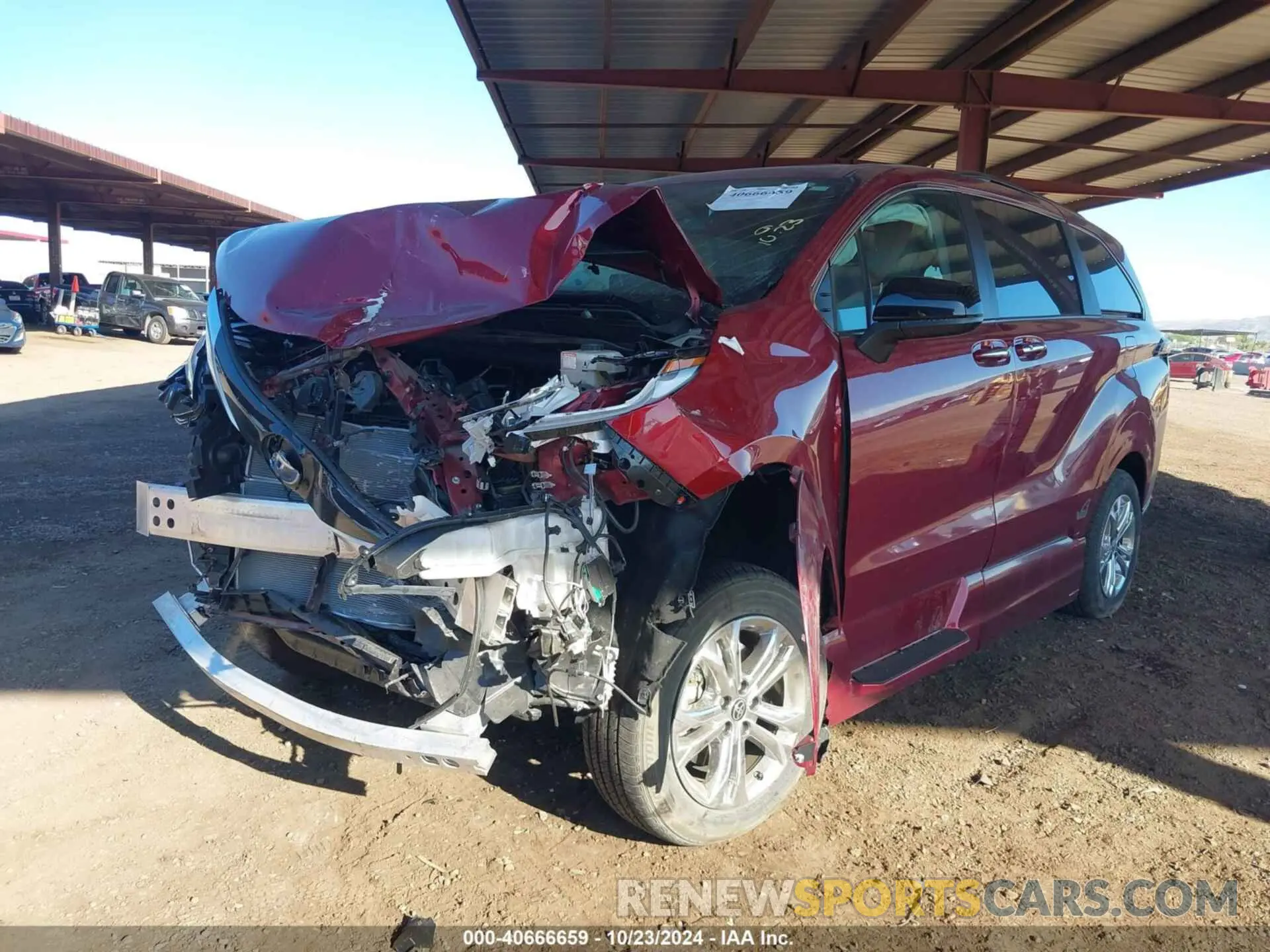 2 Photograph of a damaged car 5TDDSKFC0PS074440 TOYOTA SIENNA 2023
