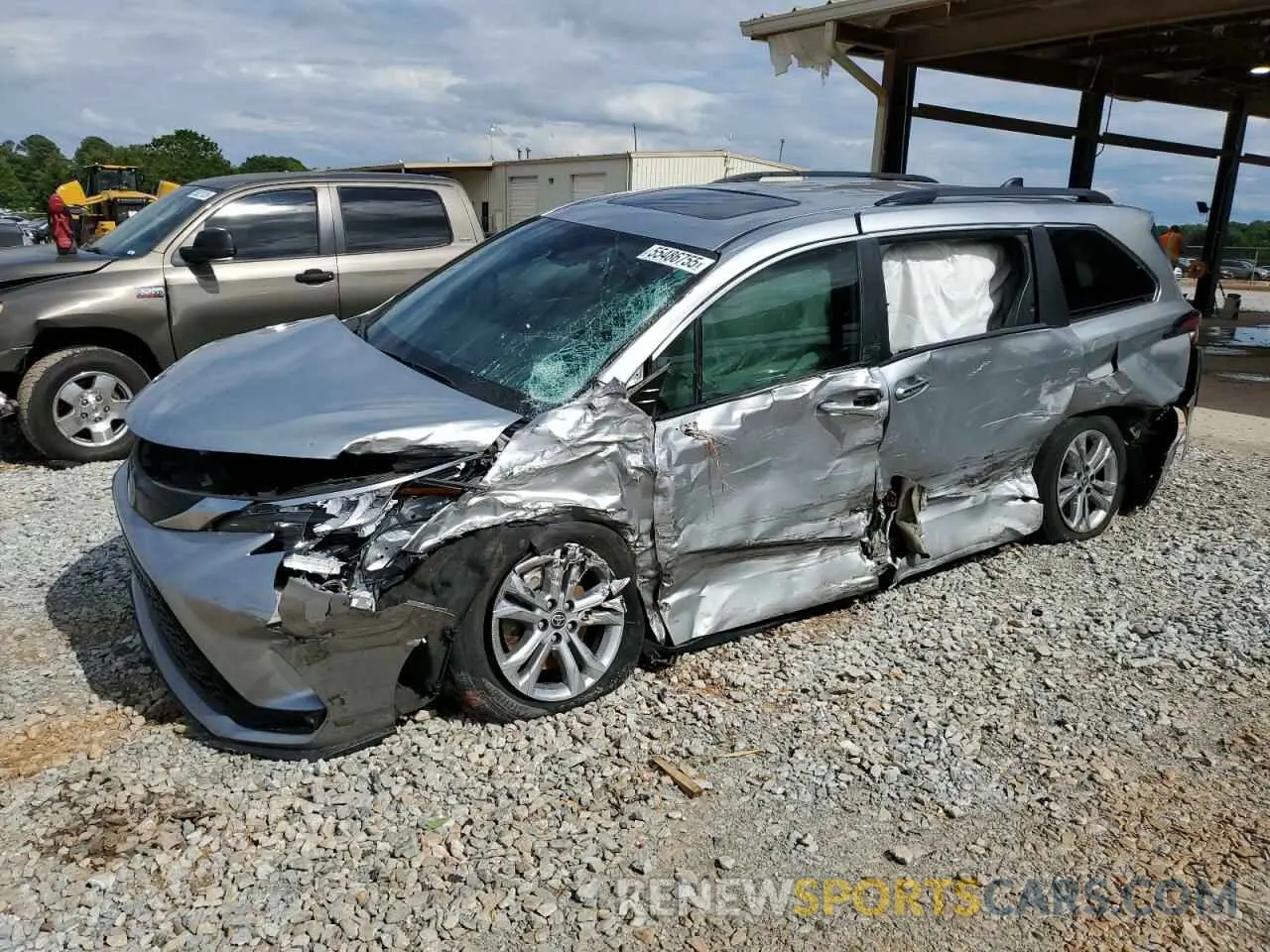 1 Фотография поврежденного автомобиля 5TDDSKFC6PS098158 TOYOTA SIENNA 2023