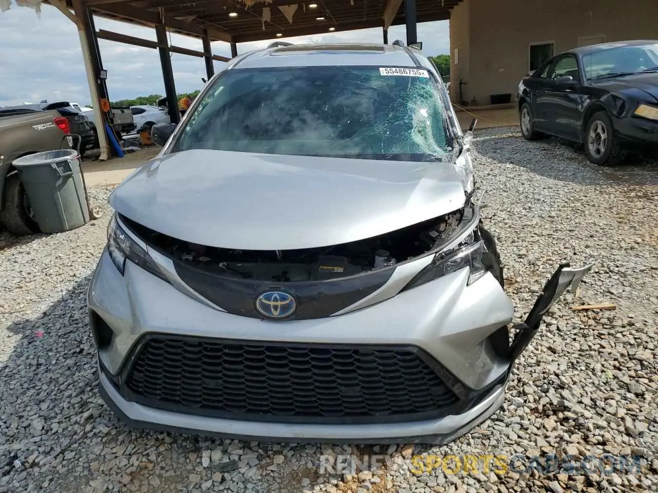 5 Фотография поврежденного автомобиля 5TDDSKFC6PS098158 TOYOTA SIENNA 2023