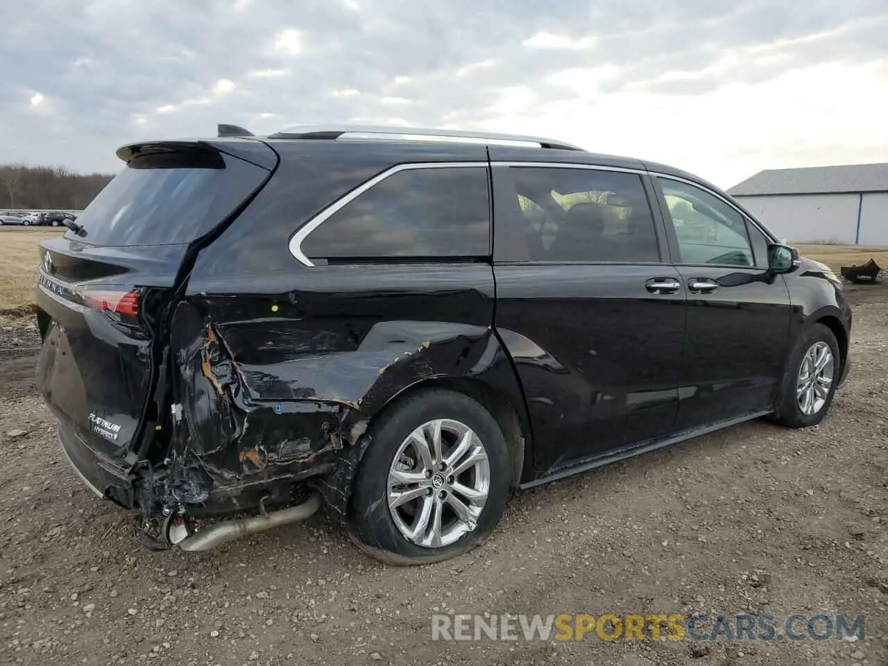 3 Фотография поврежденного автомобиля 5TDESKFC4PS083808 TOYOTA SIENNA 2023