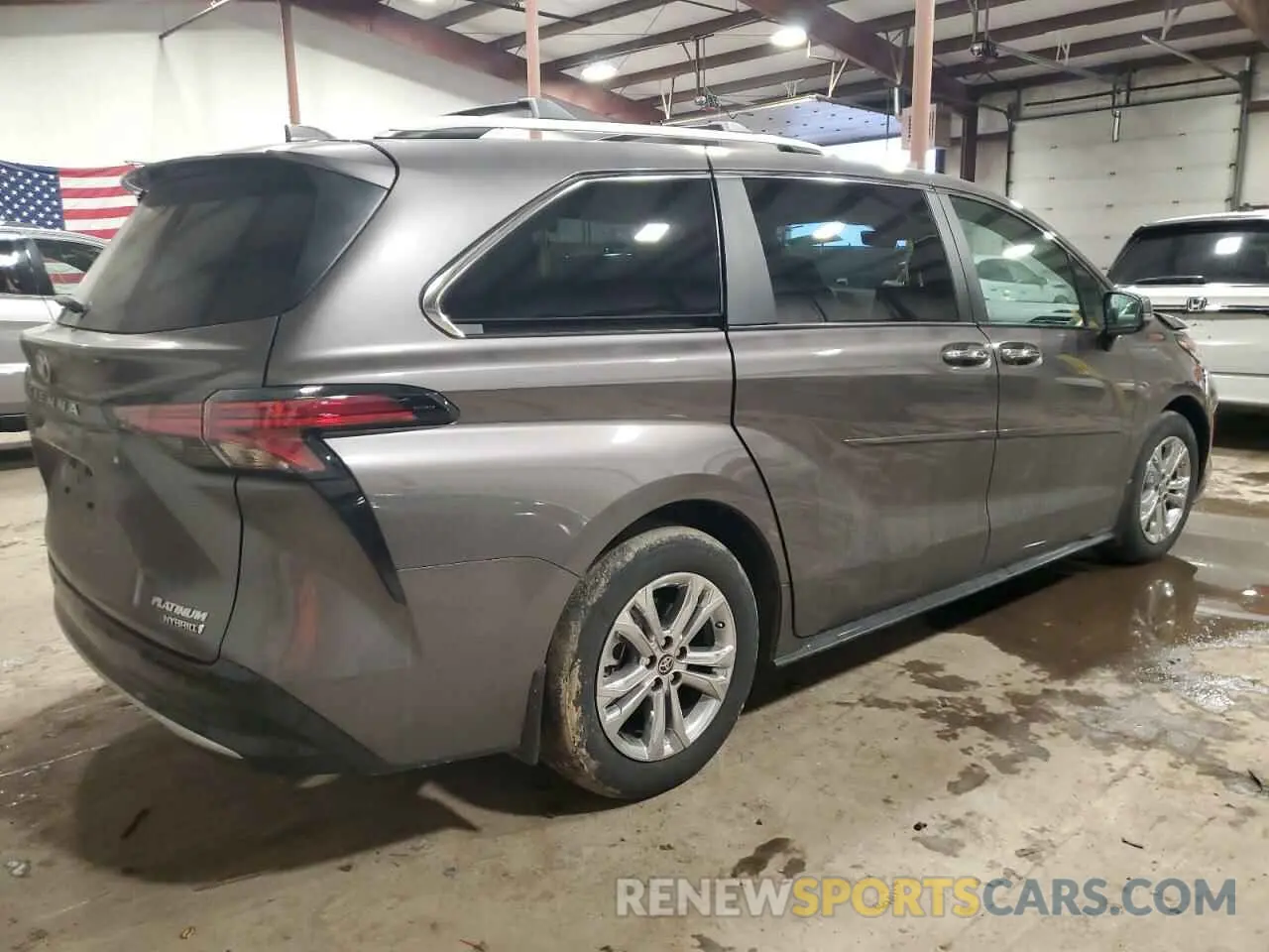 3 Фотография поврежденного автомобиля 5TDESKFC7PS082748 TOYOTA SIENNA 2023