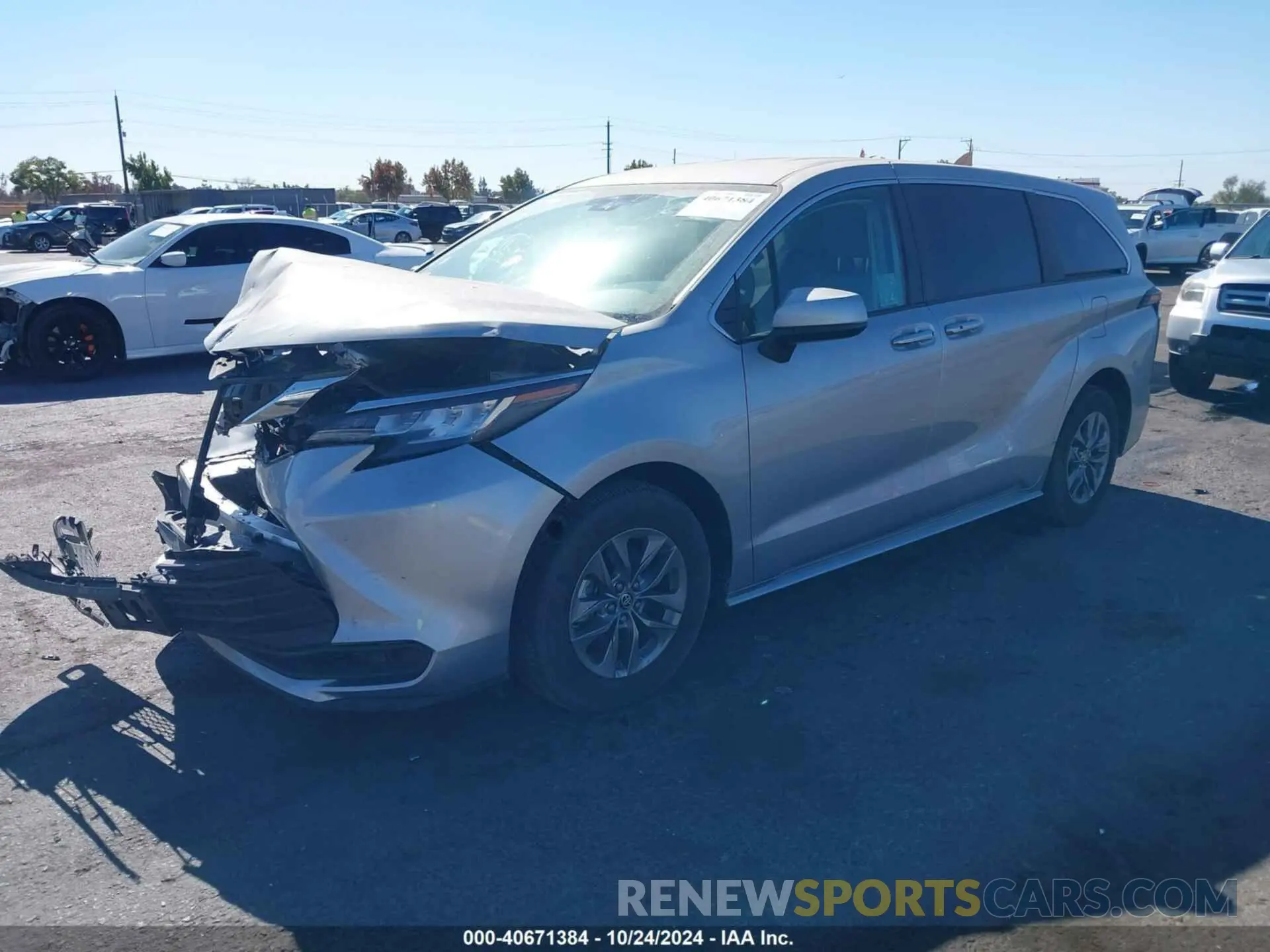 2 Photograph of a damaged car 5TDKRKEC5PS150108 TOYOTA SIENNA 2023