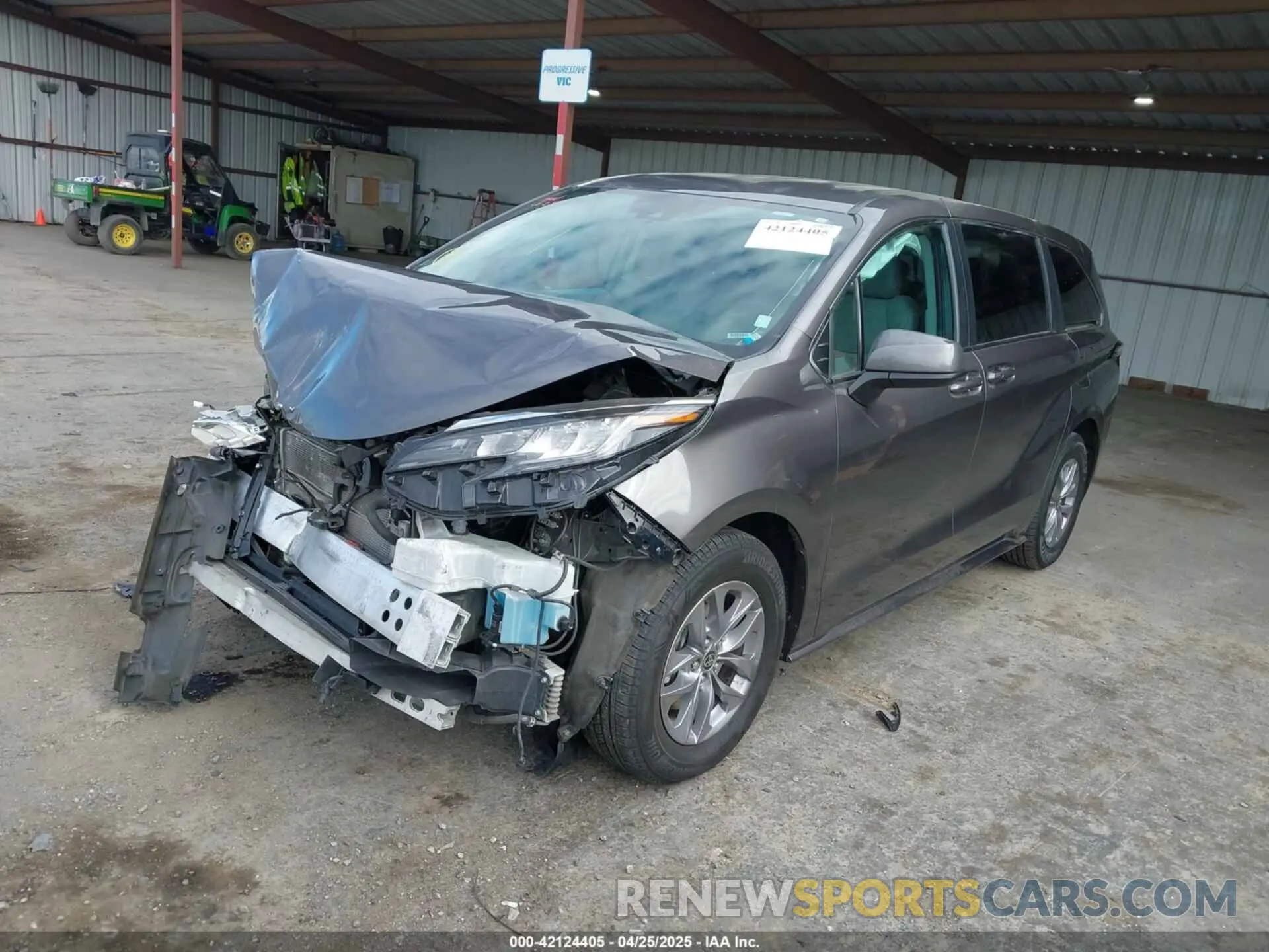 2 Фотография поврежденного автомобиля 5TDKRKEC6PS157598 TOYOTA SIENNA 2023