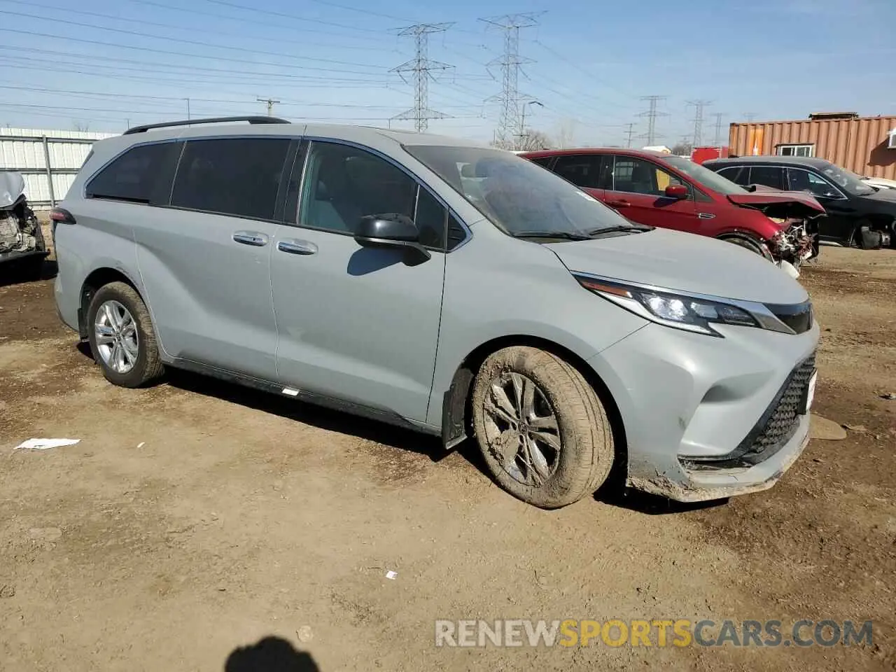 4 Фотография поврежденного автомобиля 5TDXSKFC9PS088477 TOYOTA SIENNA 2023