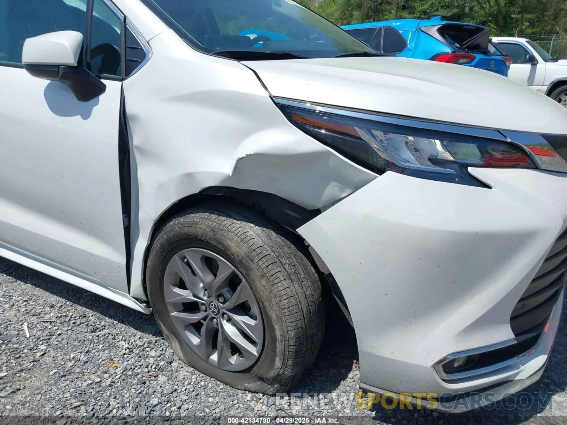 6 Фотография поврежденного автомобиля 5TDYSKFC3PS075938 TOYOTA SIENNA 2023