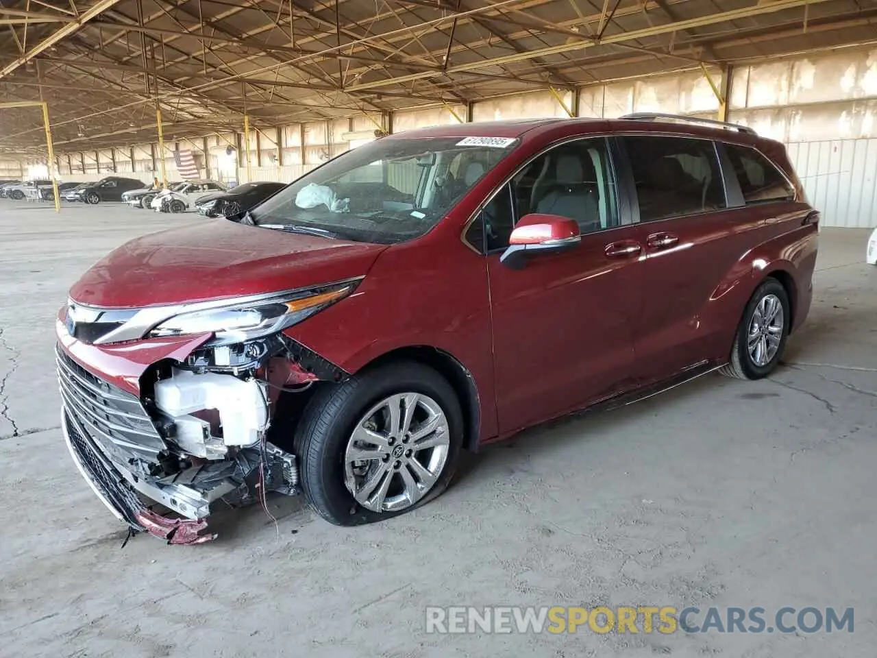 1 Photograph of a damaged car 5TDESKFC2RS128067 TOYOTA SIENNA 2024