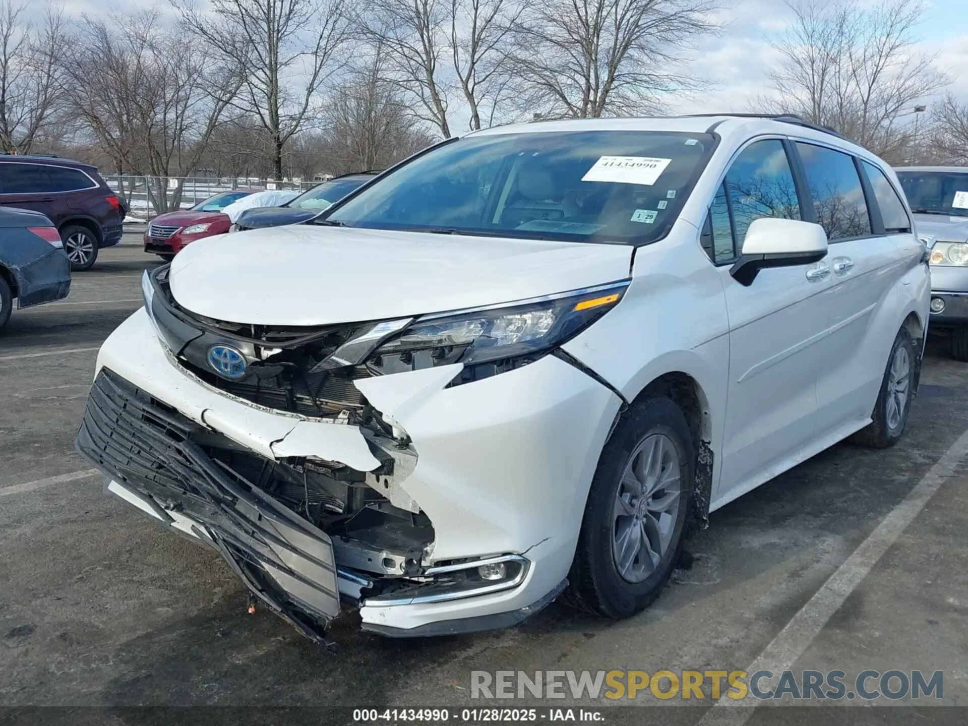 2 Фотография поврежденного автомобиля 5TDJSKFC6RS119094 TOYOTA SIENNA 2024
