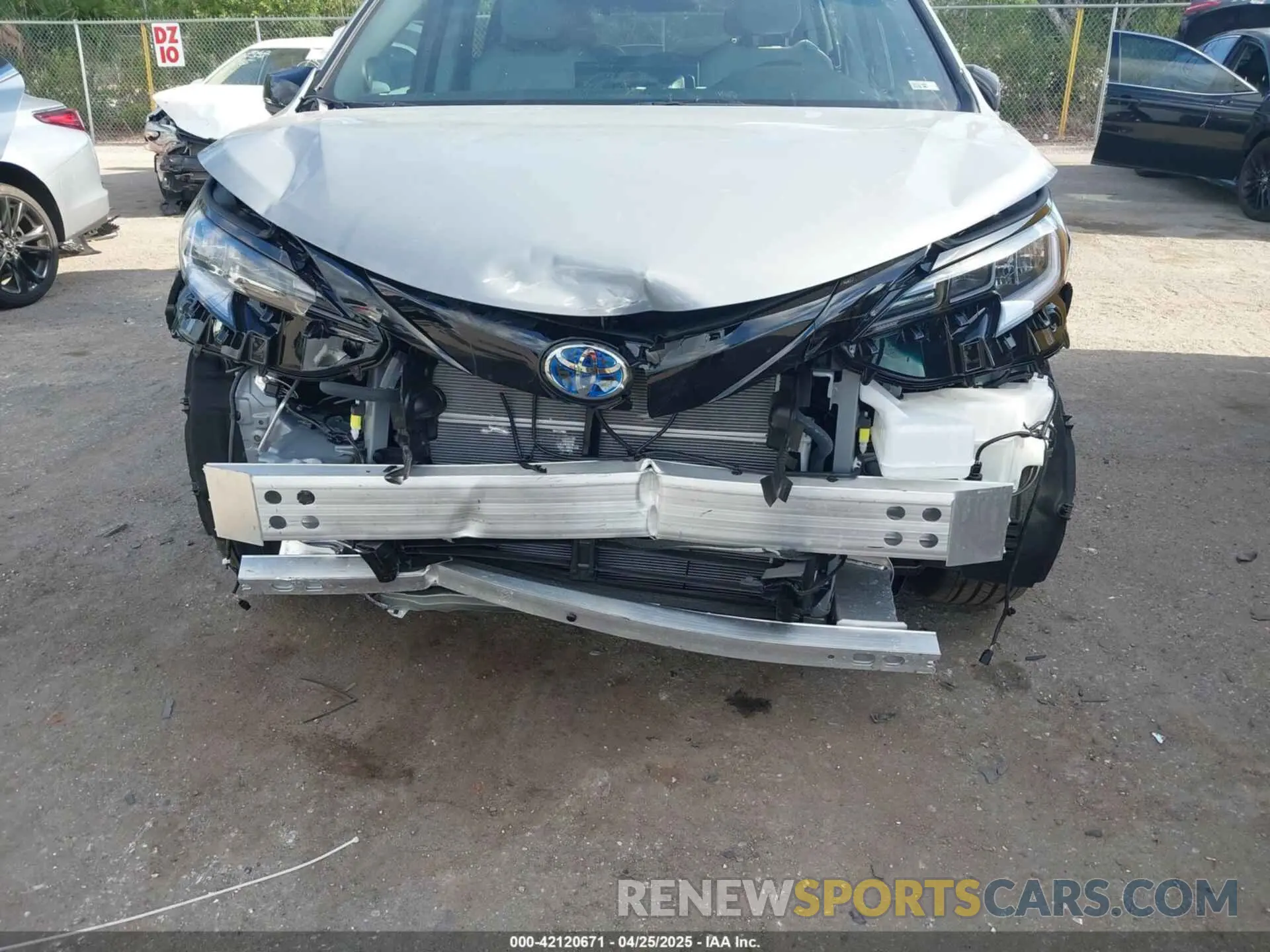 6 Фотография поврежденного автомобиля 5TDDRKEC5SS252980 TOYOTA SIENNA 2025