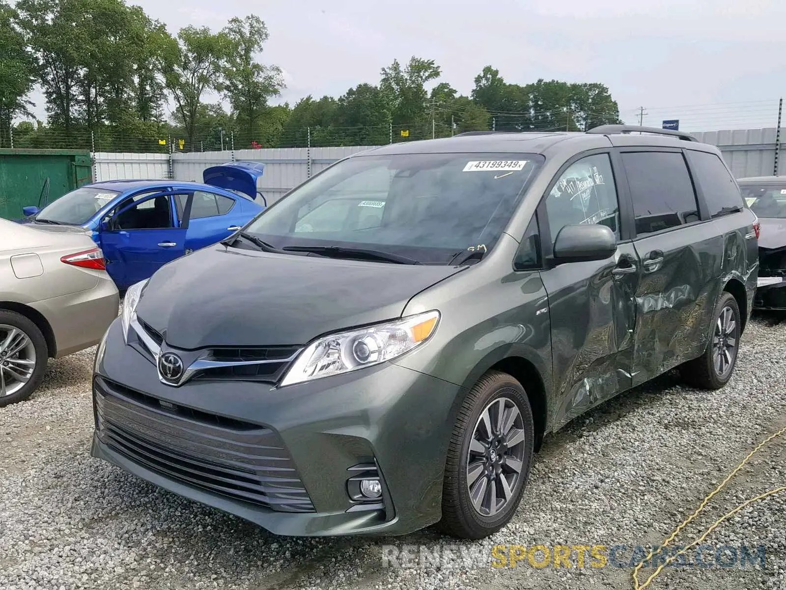 2 Photograph of a damaged car 5TDDZ3DC9LS230179 TOYOTA SIENNA LIM 2020