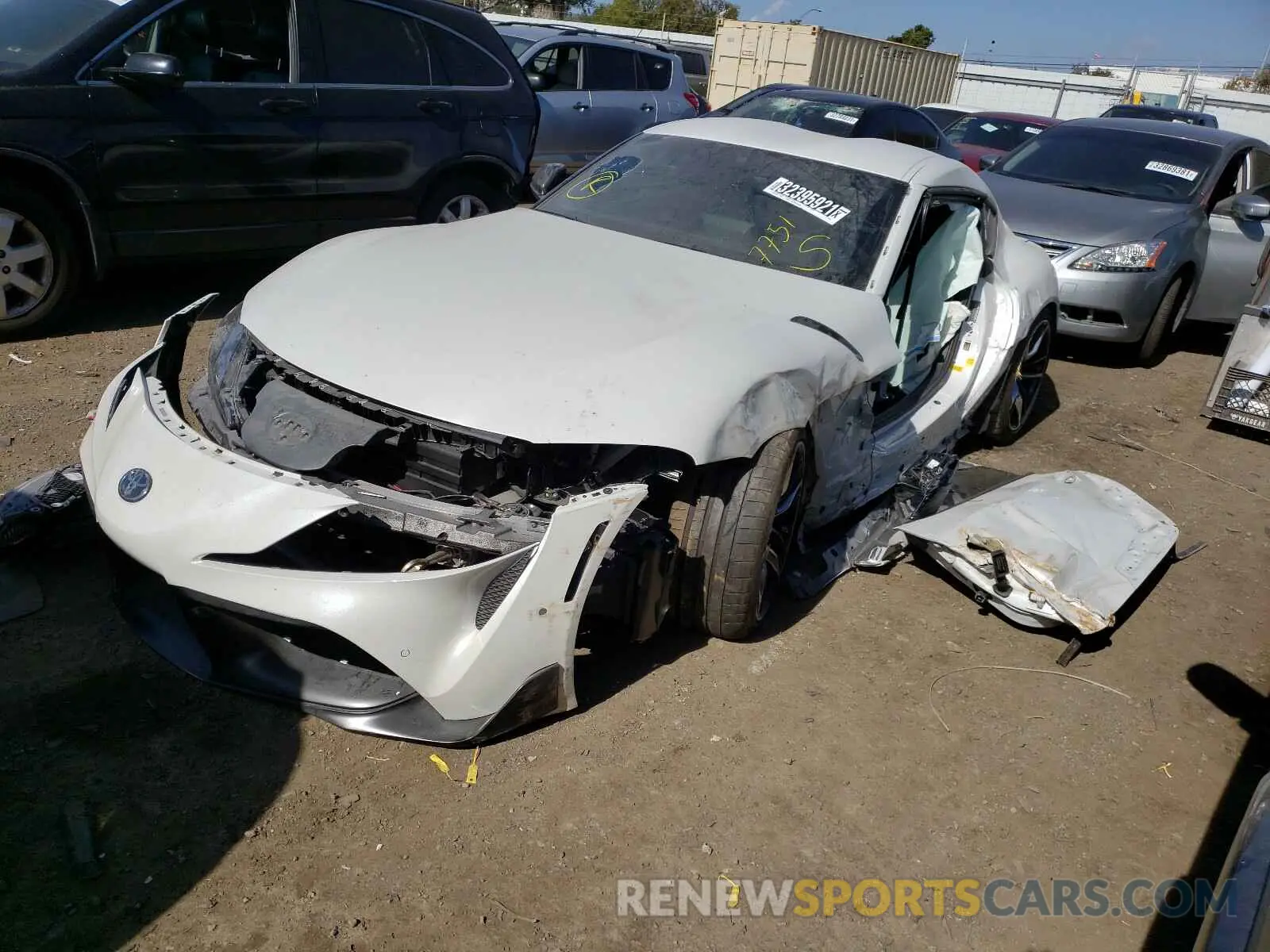 2 Photograph of a damaged car WZ1DB4C08LW025035 TOYOTA SUPRA 2020