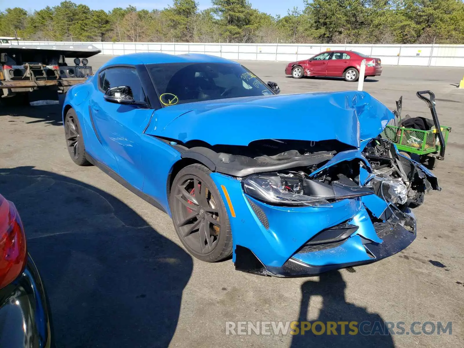 1 Фотография поврежденного автомобиля WZ1DB0C01MW037425 TOYOTA SUPRA 2021