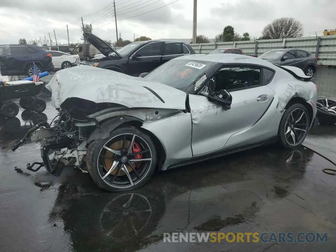 1 Photograph of a damaged car WZ1DB0C02MW042584 TOYOTA SUPRA 2021