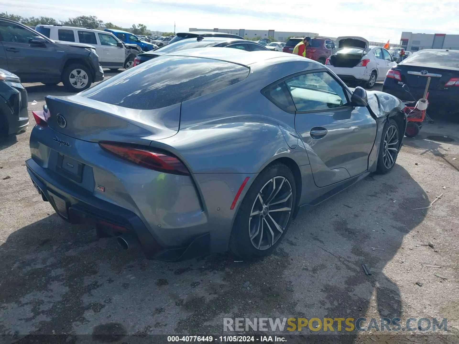 4 Фотография поврежденного автомобиля WZ1DB2C01MW041227 TOYOTA SUPRA 2021