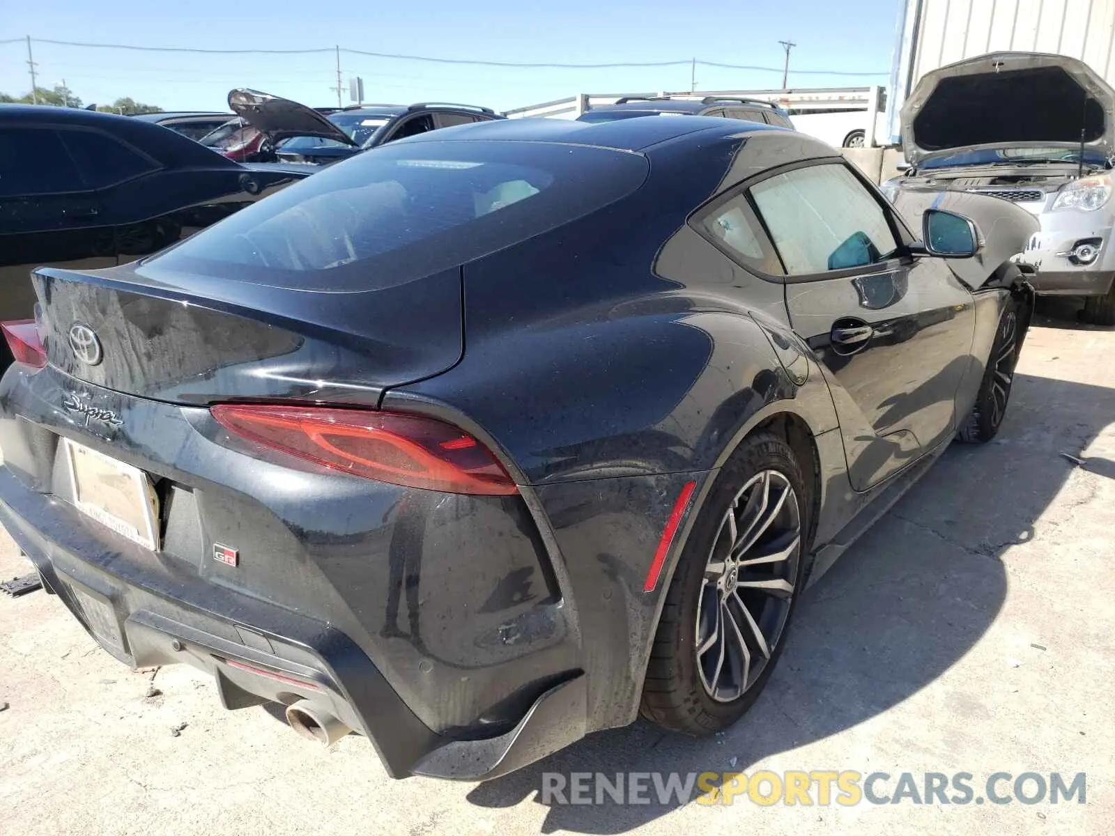 4 Фотография поврежденного автомобиля WZ1DB2C04MW040704 TOYOTA SUPRA 2021