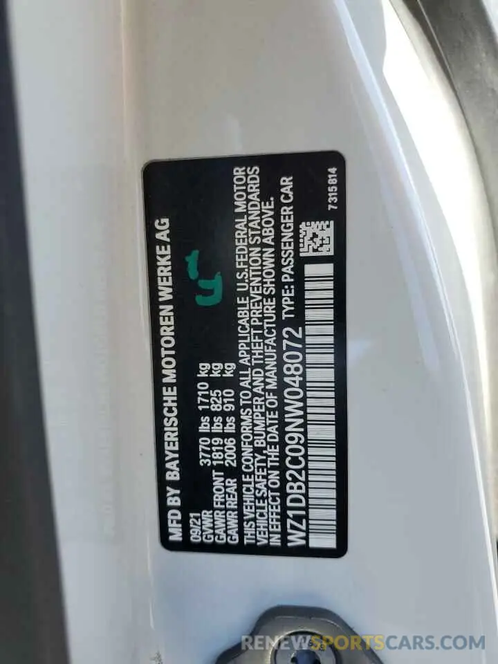 12 Фотография поврежденного автомобиля WZ1DB2C09NW048072 TOYOTA SUPRA 2022