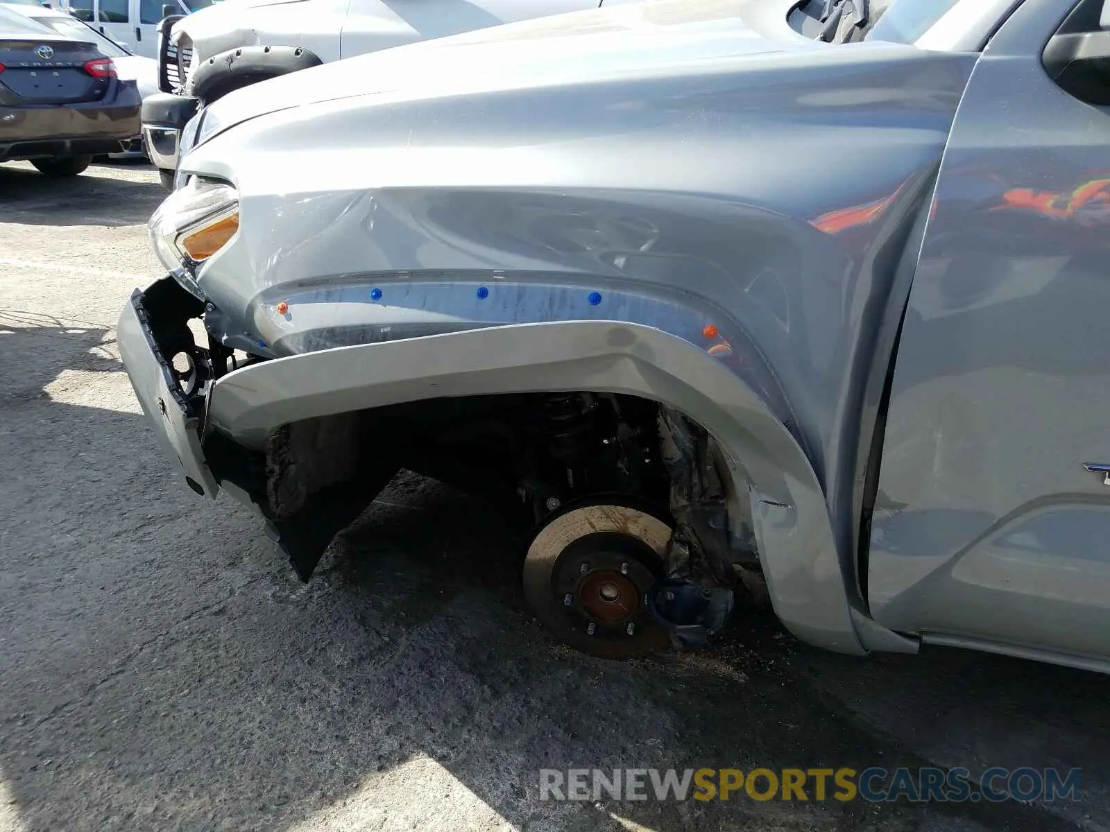 9 Photograph of a damaged car 3TMAZ5CN0KM099398 TOYOTA TACOMA 2019