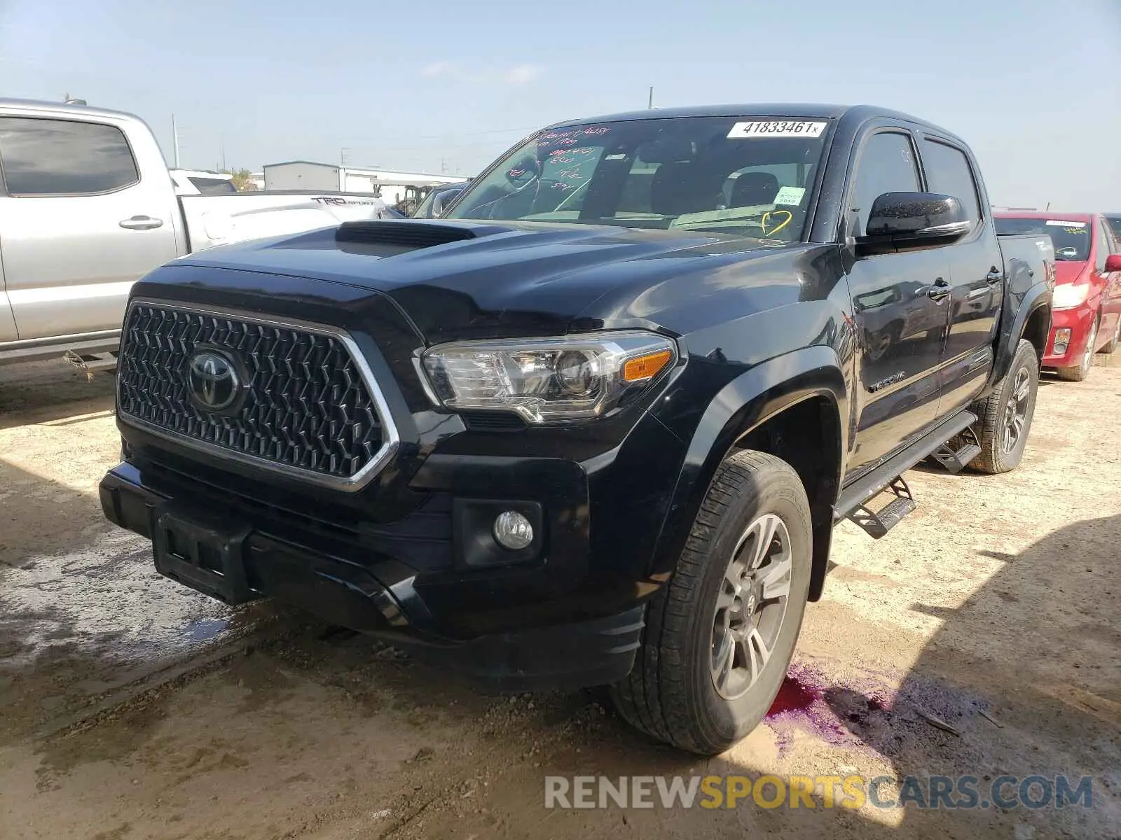 2 Photograph of a damaged car 3TMAZ5CN1KM101756 TOYOTA TACOMA 2019