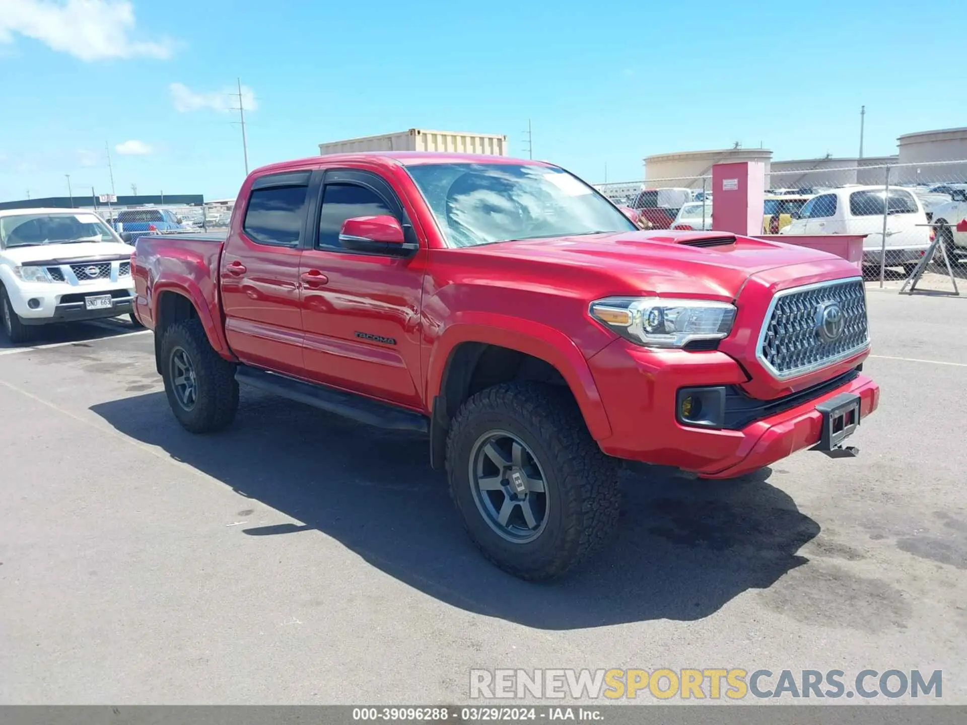 1 Photograph of a damaged car 3TMAZ5CN1KM102292 TOYOTA TACOMA 2019