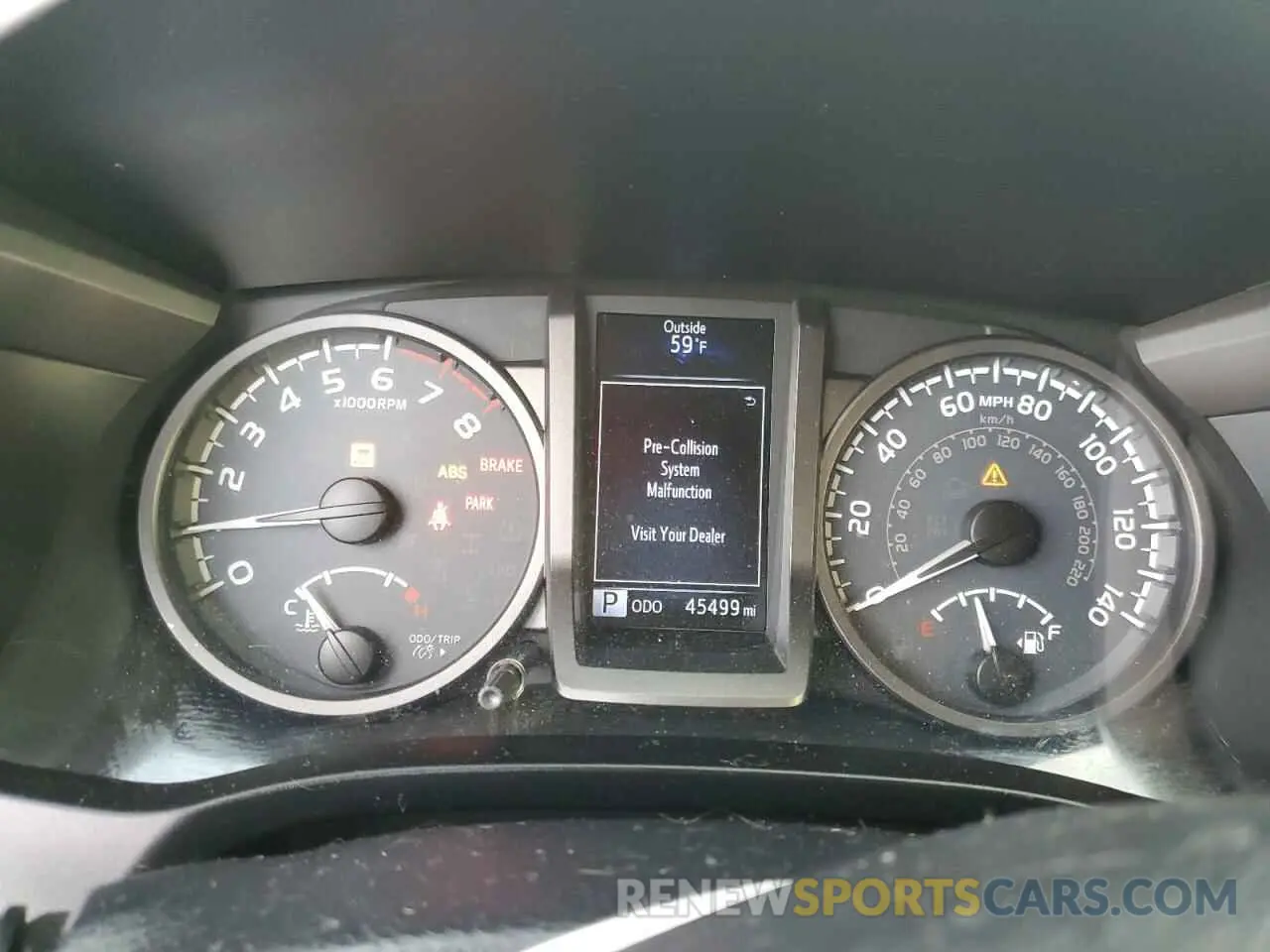 9 Photograph of a damaged car 3TMAZ5CN1KM103006 TOYOTA TACOMA 2019