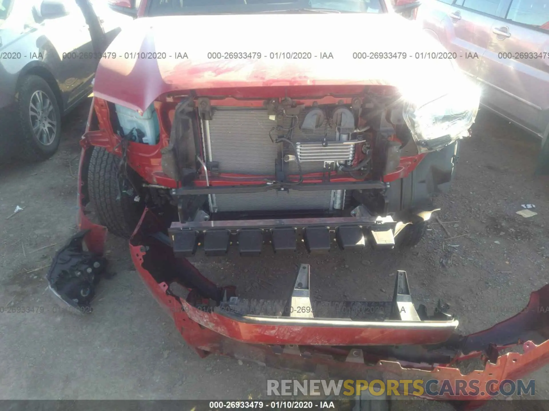 6 Photograph of a damaged car 3TMAZ5CN1KM113373 TOYOTA TACOMA 2019