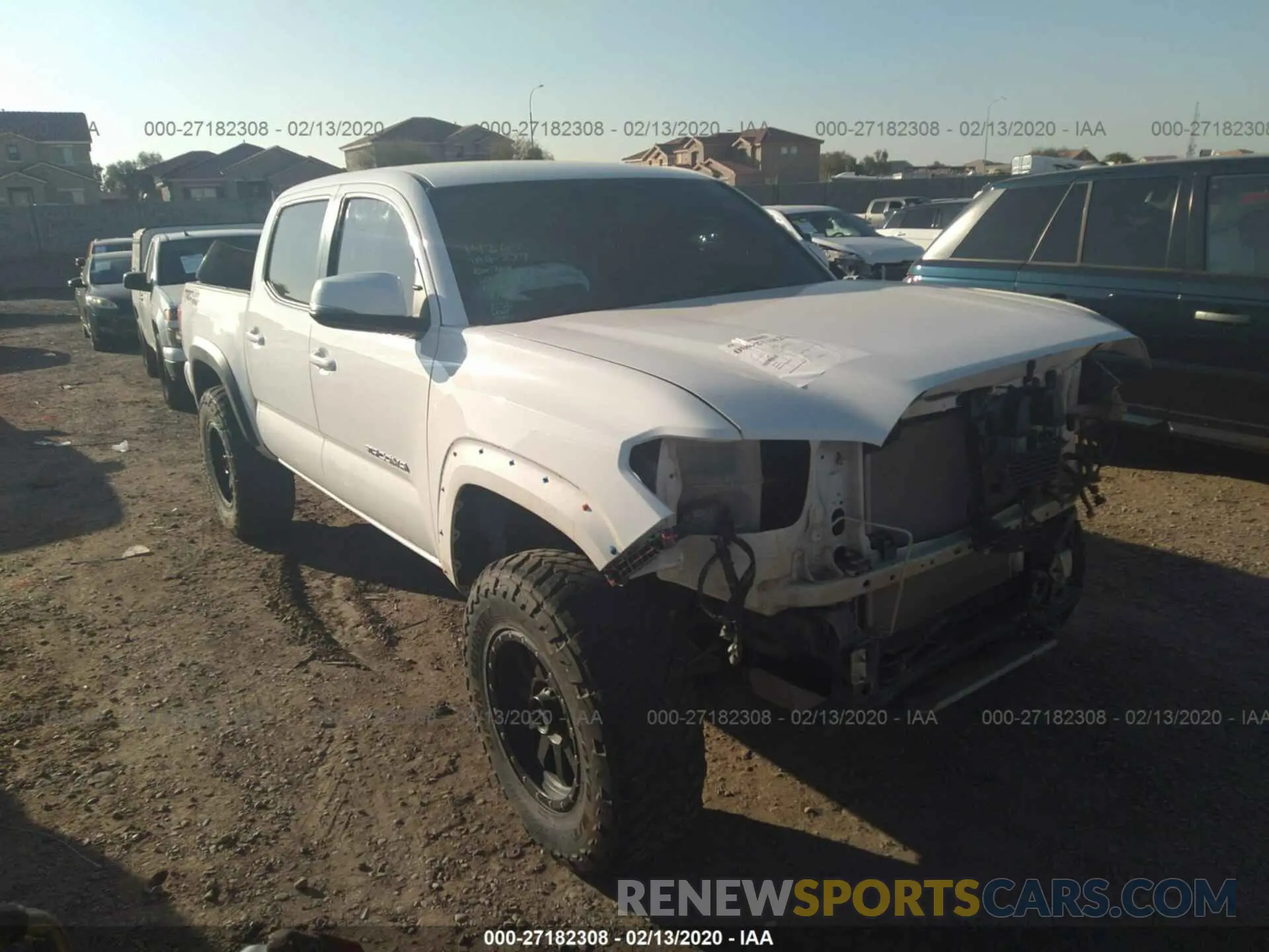 1 Photograph of a damaged car 3TMAZ5CN2KM087902 TOYOTA TACOMA 2019