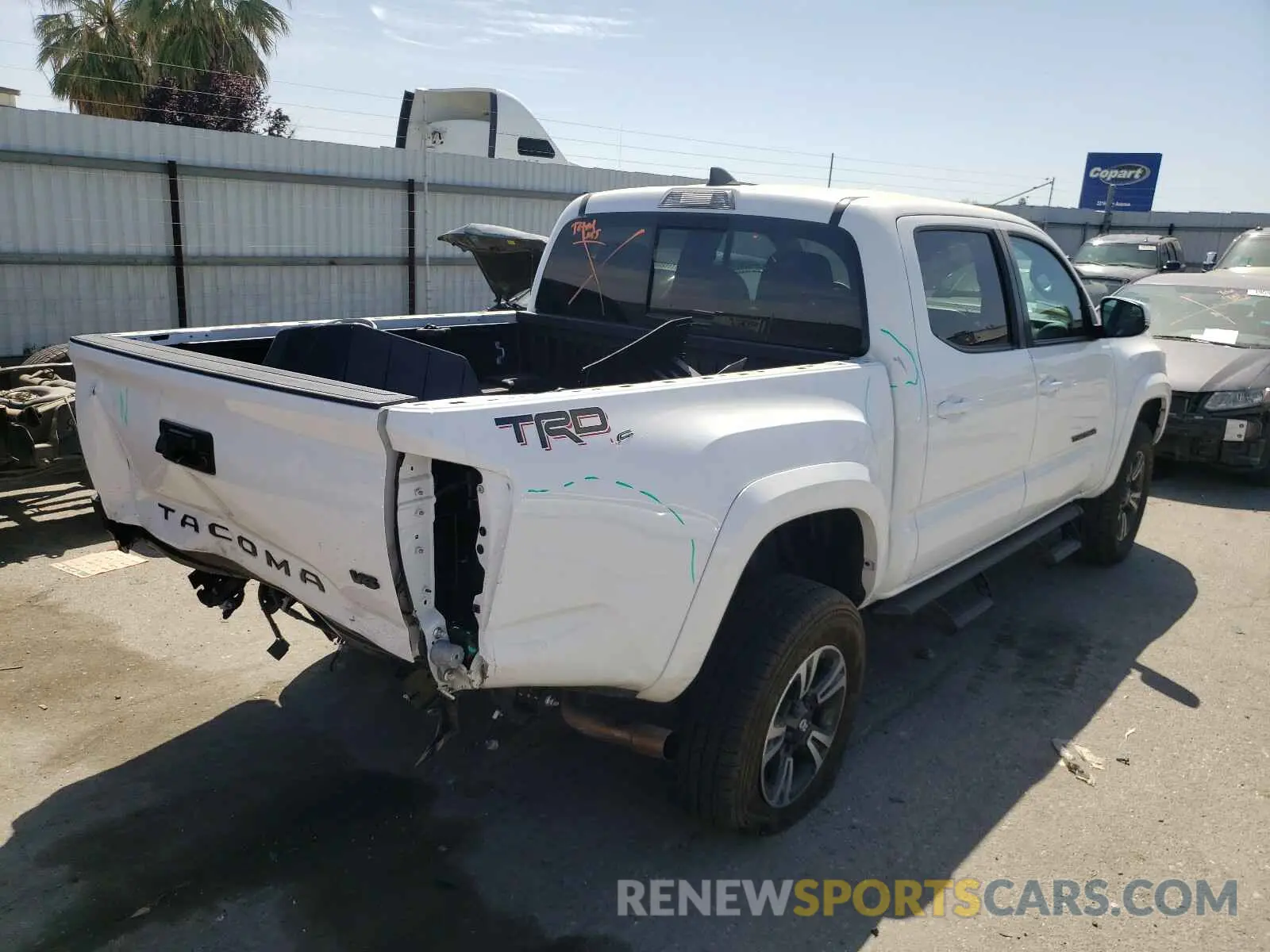 4 Photograph of a damaged car 3TMAZ5CN2KM105931 TOYOTA TACOMA 2019