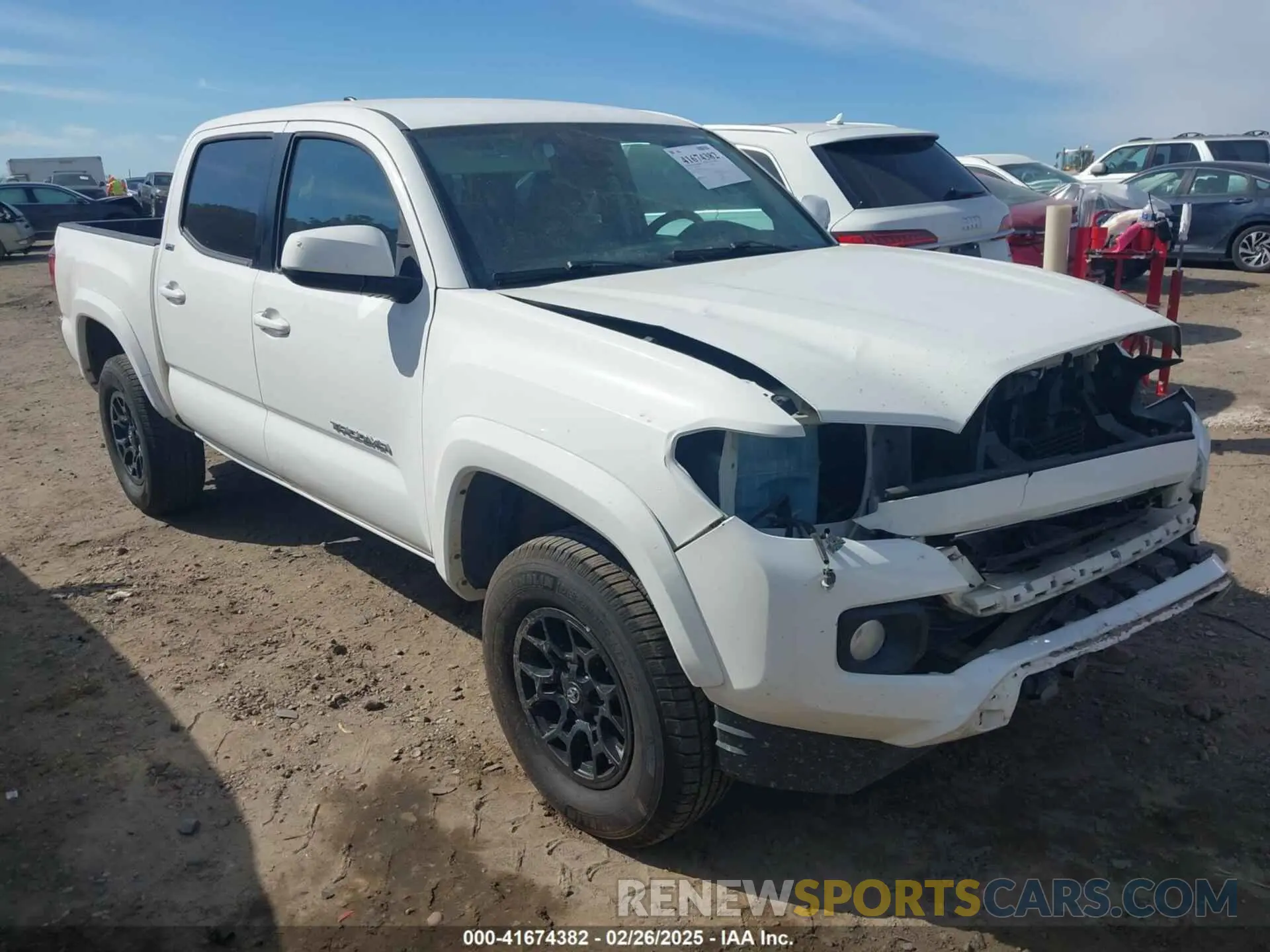 1 Photograph of a damaged car 3TMAZ5CN3KM086239 TOYOTA TACOMA 2019