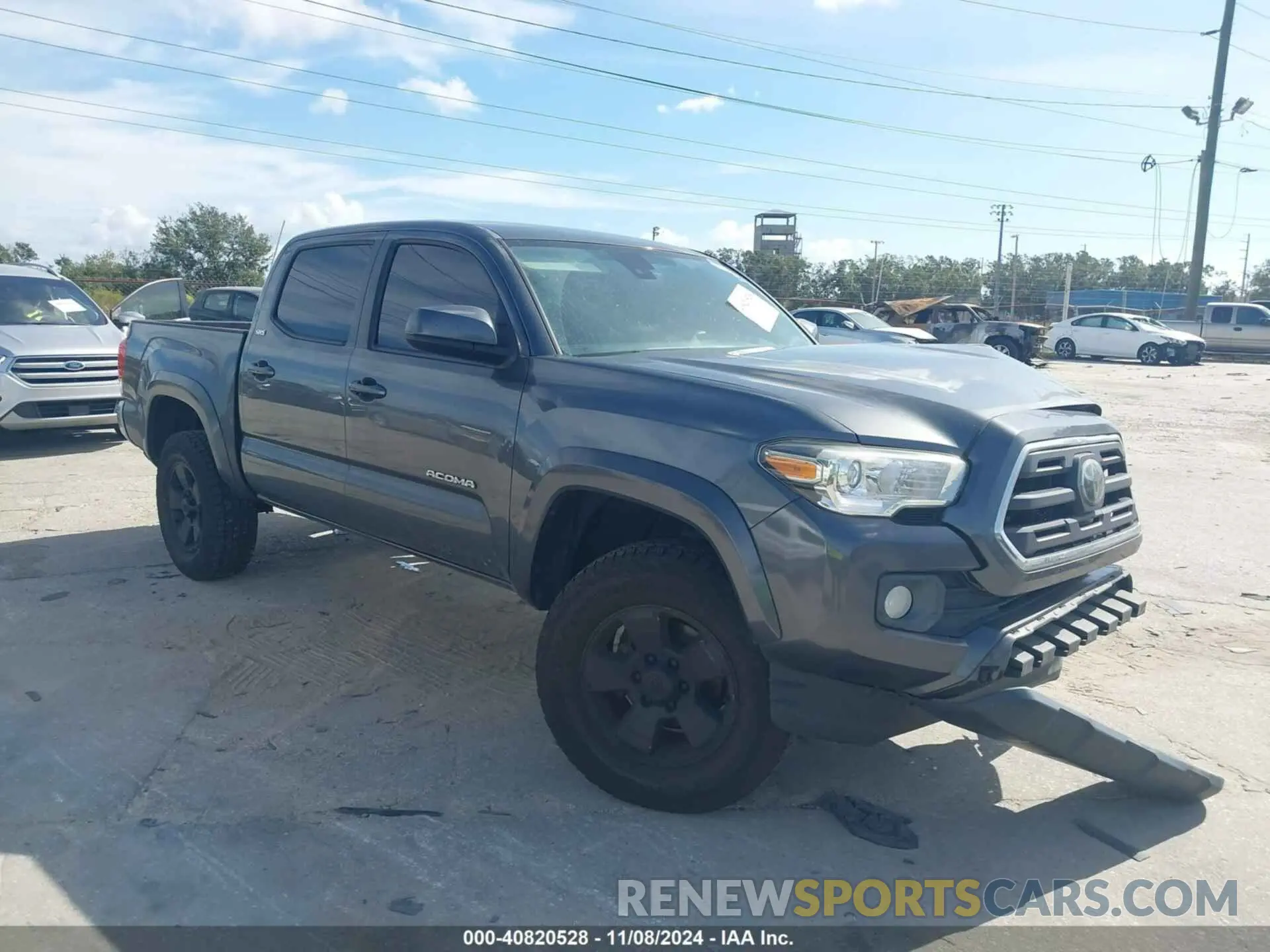 1 Photograph of a damaged car 3TMAZ5CN3KM097306 TOYOTA TACOMA 2019