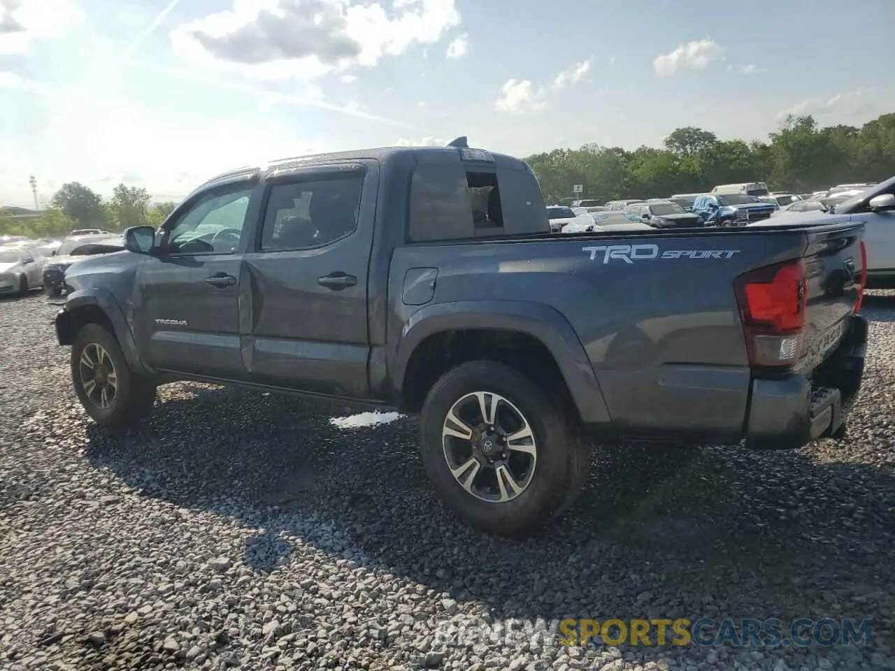 2 Photograph of a damaged car 3TMAZ5CN3KM105632 TOYOTA TACOMA 2019