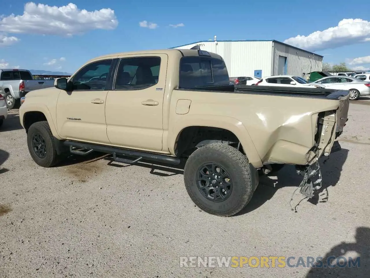 2 Photograph of a damaged car 3TMAZ5CN4KM083379 TOYOTA TACOMA 2019