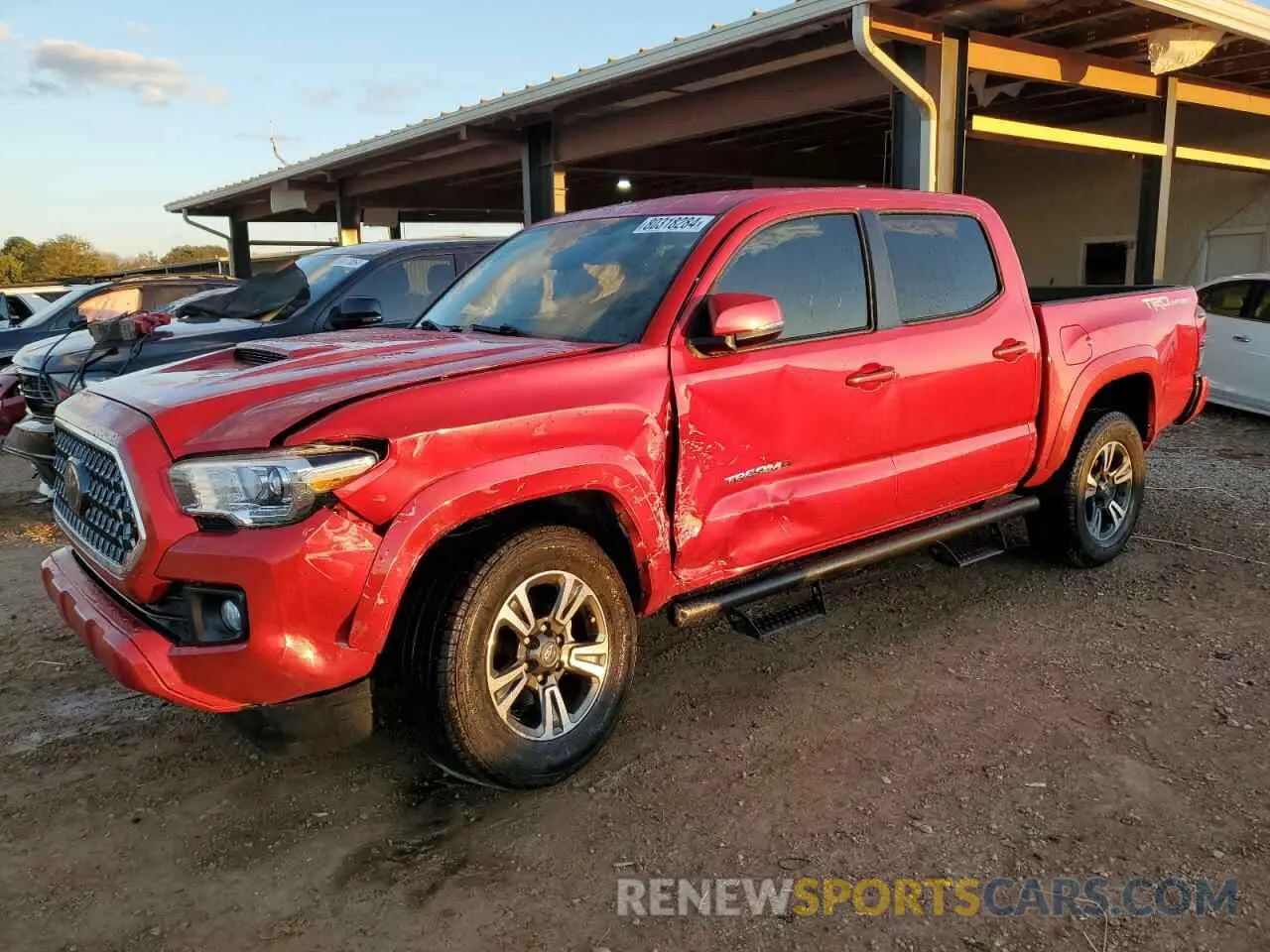 1 Photograph of a damaged car 3TMAZ5CN4KM090235 TOYOTA TACOMA 2019