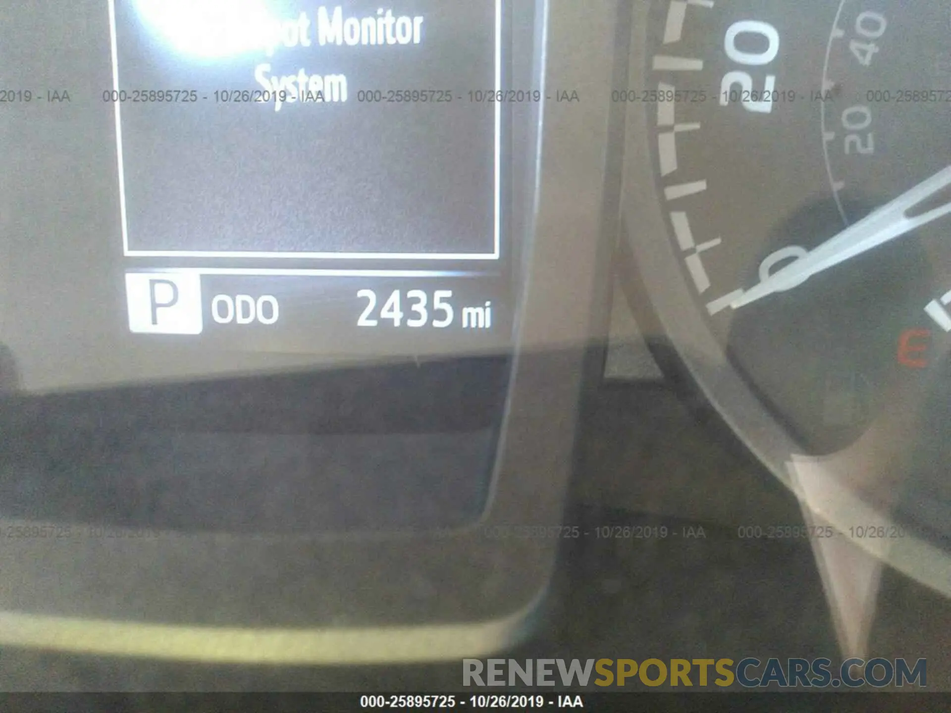 7 Photograph of a damaged car 3TMAZ5CN4KM099923 TOYOTA TACOMA 2019