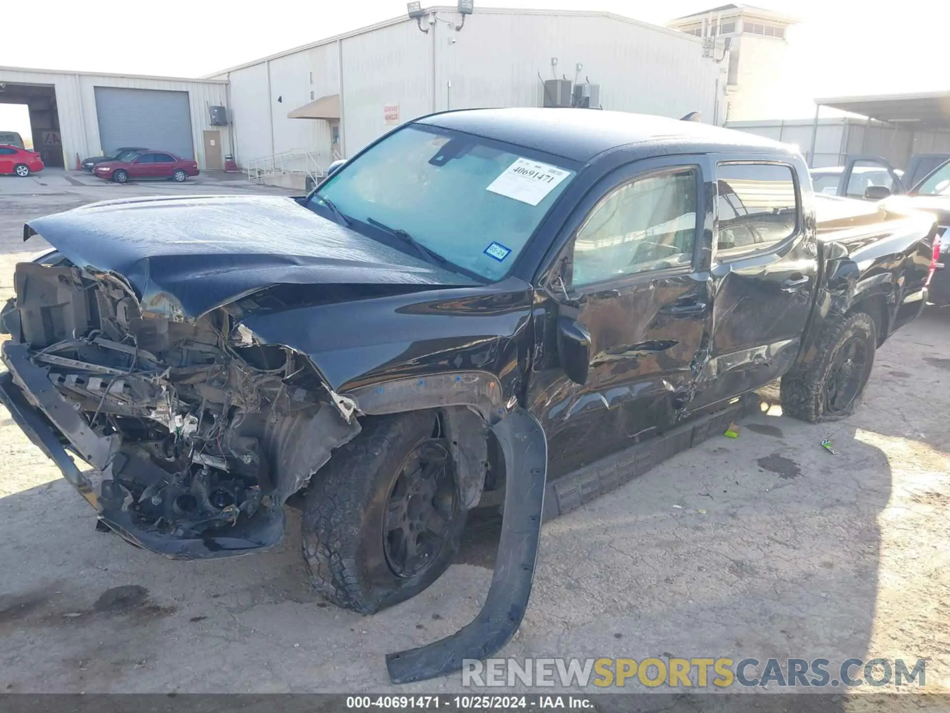 2 Photograph of a damaged car 3TMAZ5CN5KM079244 TOYOTA TACOMA 2019