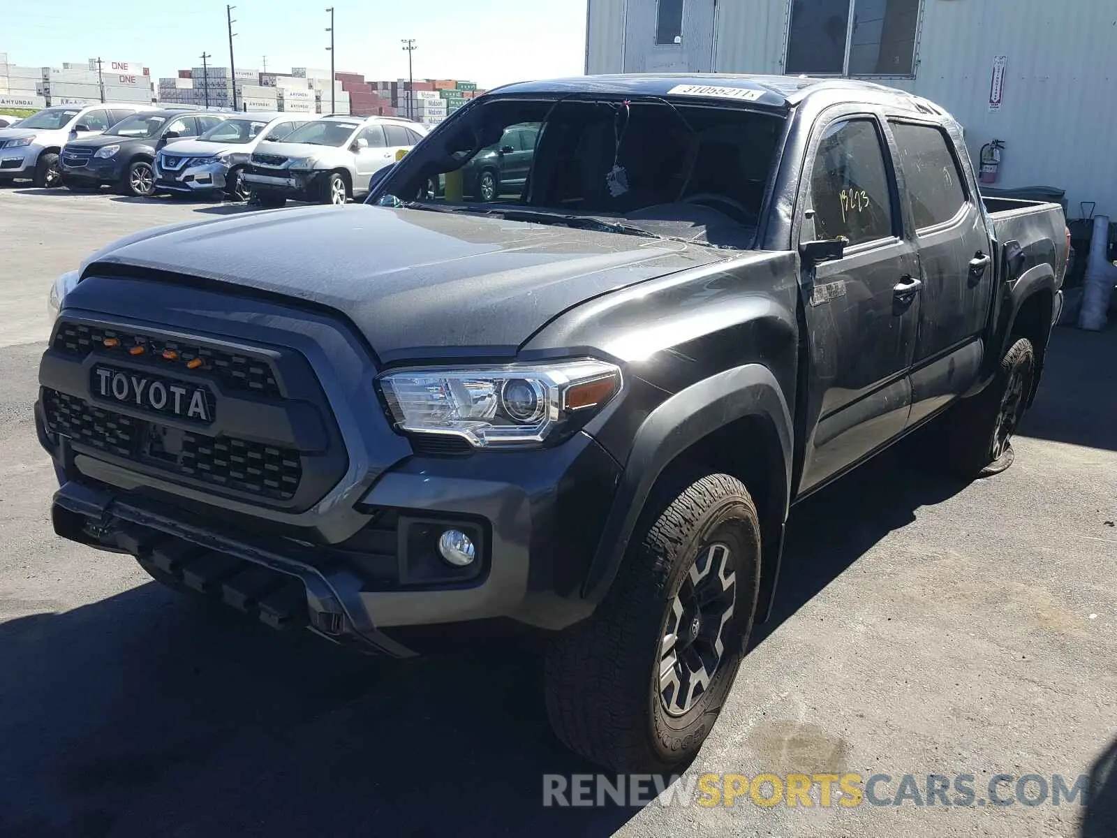 2 Photograph of a damaged car 3TMAZ5CN5KM089692 TOYOTA TACOMA 2019